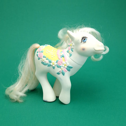 MY LITTLE PONY ☆ MERRY GO ROUND FLOWER BOUQUET Vintage MLP Figure ☆ Loose 80s Hasbro