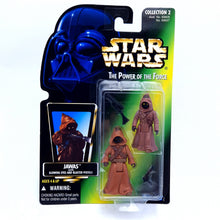 Load image into Gallery viewer, POTF ☆ JAWAS Star Wars Power Of The Force Figure ☆ Carded MOC Sealed 90&#39;s
