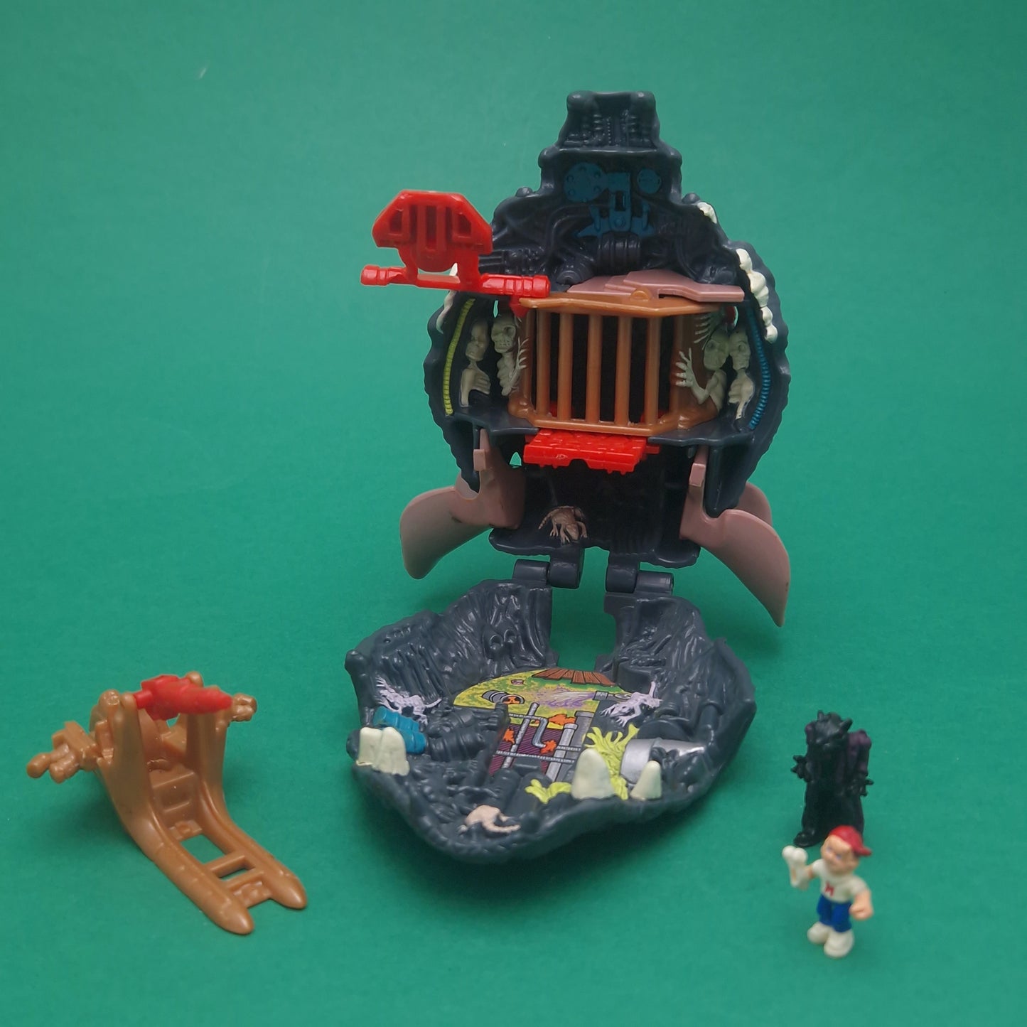 MIGHTY MAX ☆ TRAPS RATTUS Doom Zones Figure Playset ☆ Vintage 90s