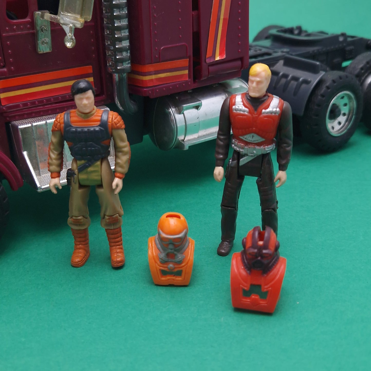 M.A.S.K ☆ RHINO Matt Trakker & Bruce Sato ☆ Loose Vintage MASK Kenner 80s