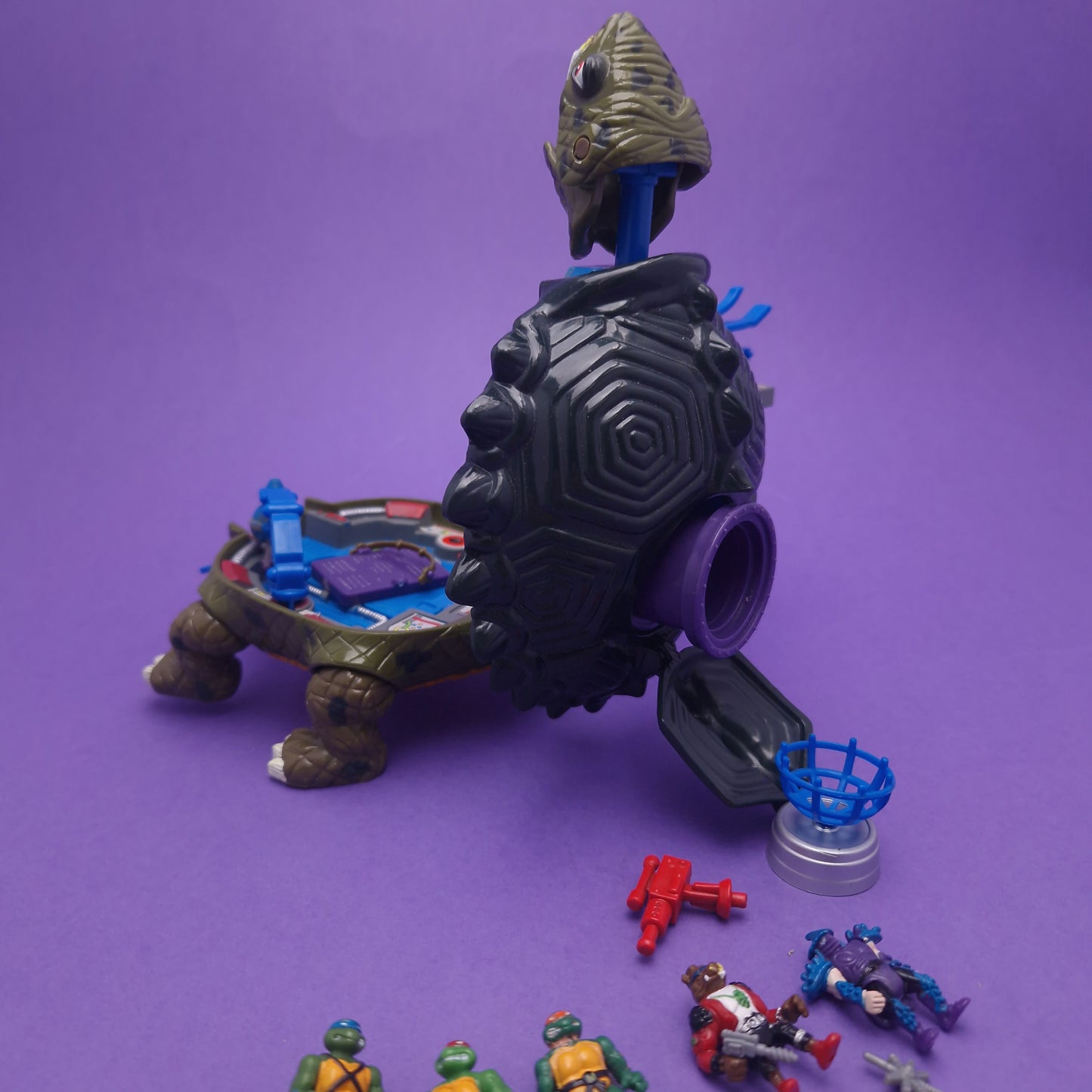 TEENAGE MUTANT NINJA TURTLES ☆ TOKKA TECHNODROME Playset Figure Vintage ☆ Loose Turtle Mini Mutants