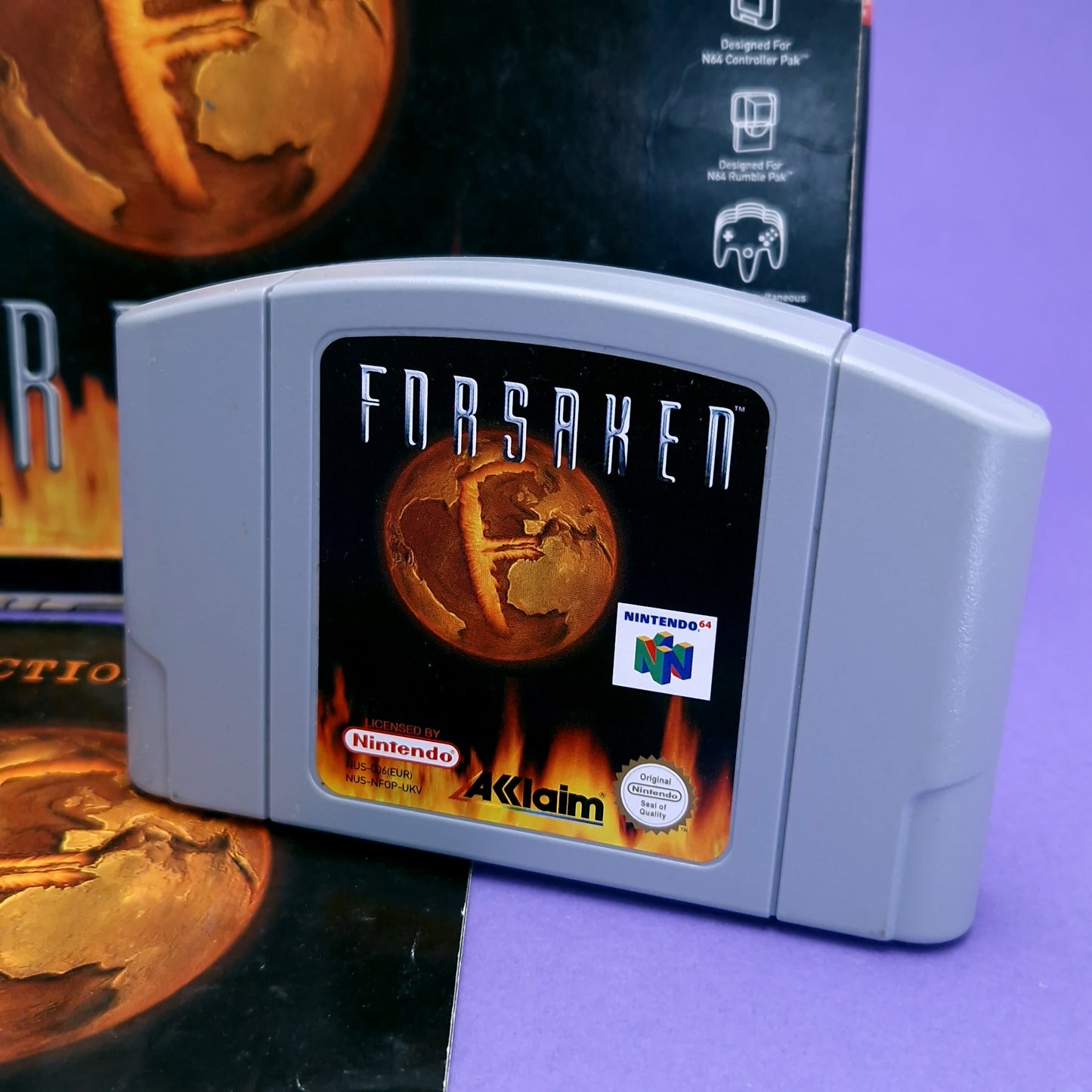 NINTENDO 64 ☆ FORSAKEN ☆ Vintage Retro Game Boxed & Complete PAL N64