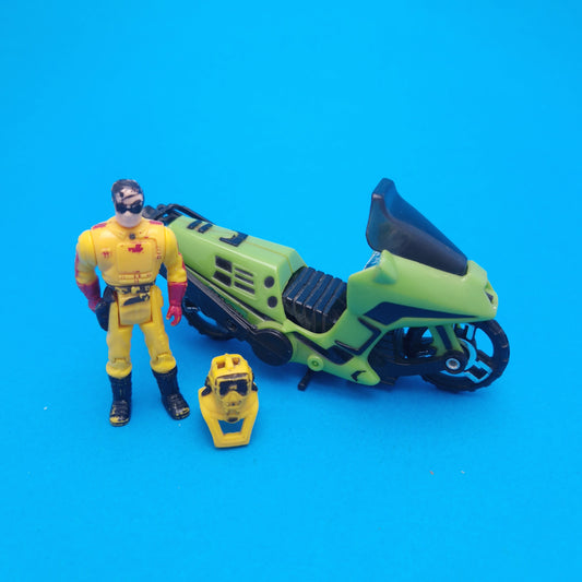 M.A.S.K ☆ CONDOR BRAD TURNER Vintage Figure Vehicle ☆ Complete MASK Kenner 80s Loose