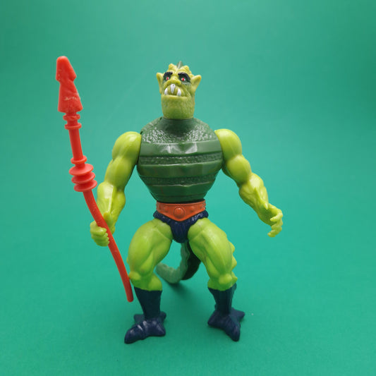 MASTERS OF THE UNIVERSE ☆ WHIPLASH Vintage Figure ☆ MOTU Loose 80s Mattel Original