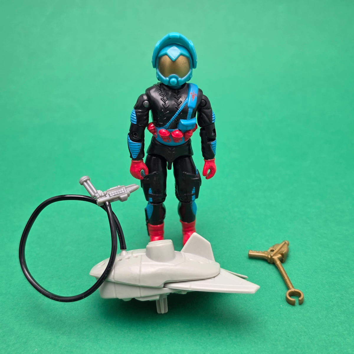 G.I. JOE ☆ T.A.R.G.A.T Figure Complete ☆ Action Force Hasbro 1988 Card