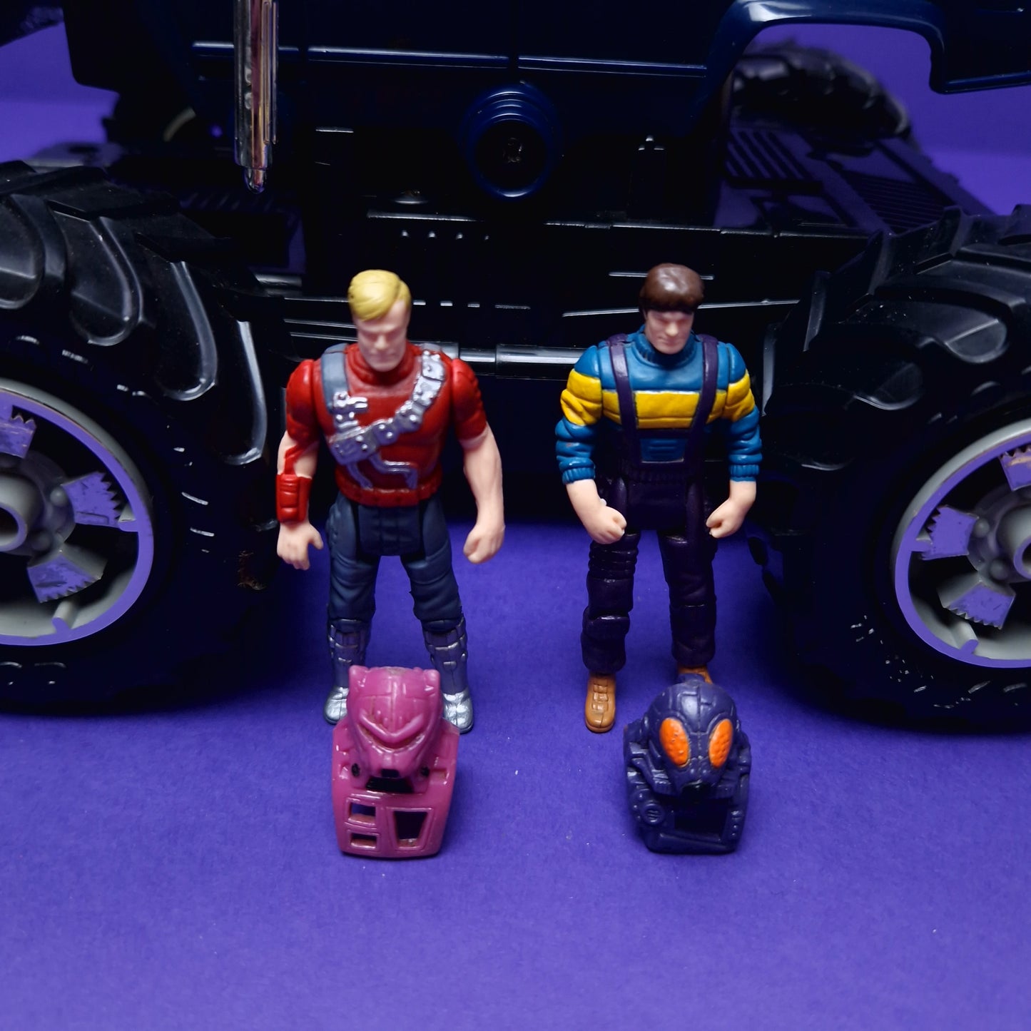 M.A.S.K ☆ VOLCANO Matt Trakker & Jacques La Fleur ☆ BOXED Vintage MASK Kenner 80s