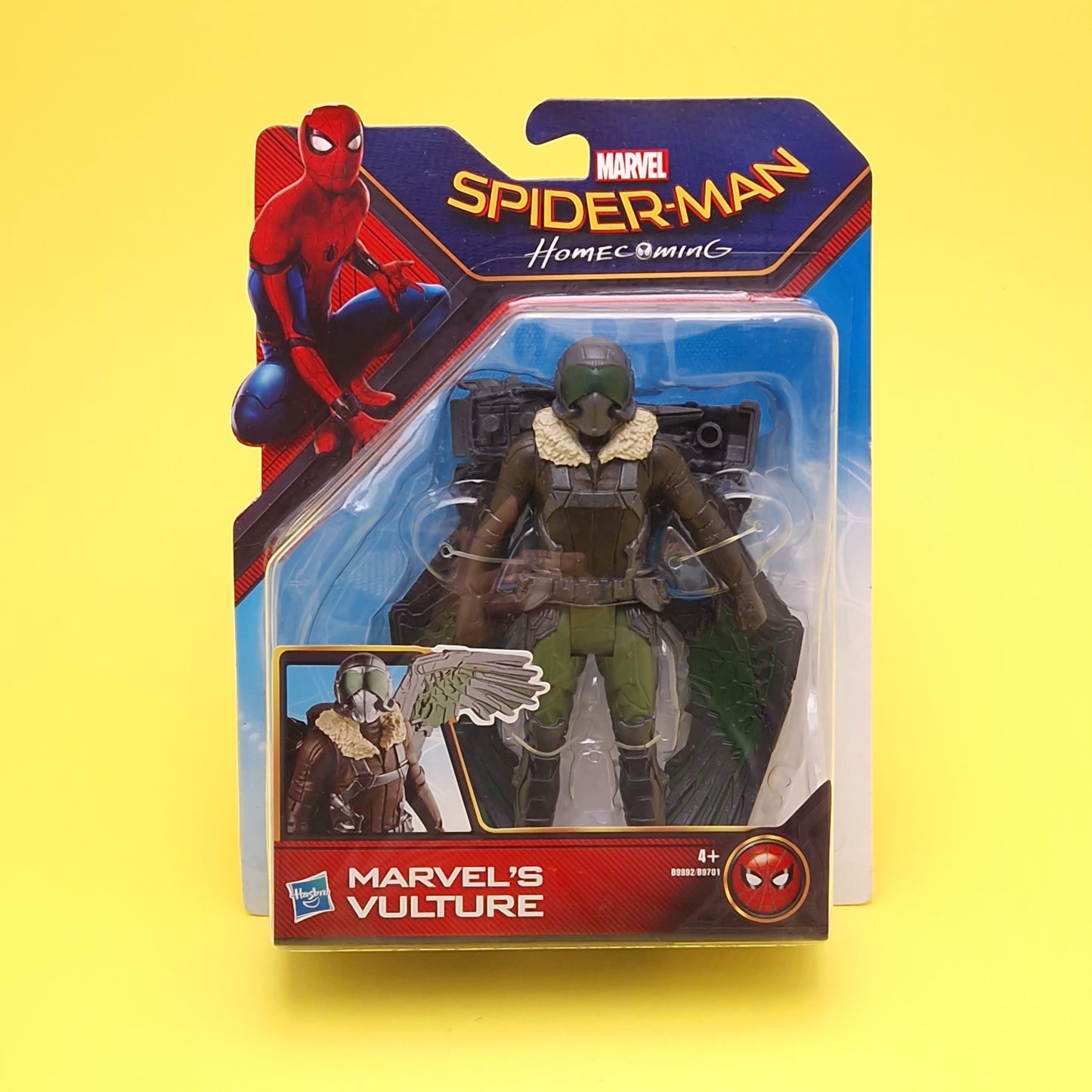 SPIDER-MAN HOMECOMING ☆ Spider-Man Homemade Suit & Vulture Figures ☆ Marvel Carded Hasbro
