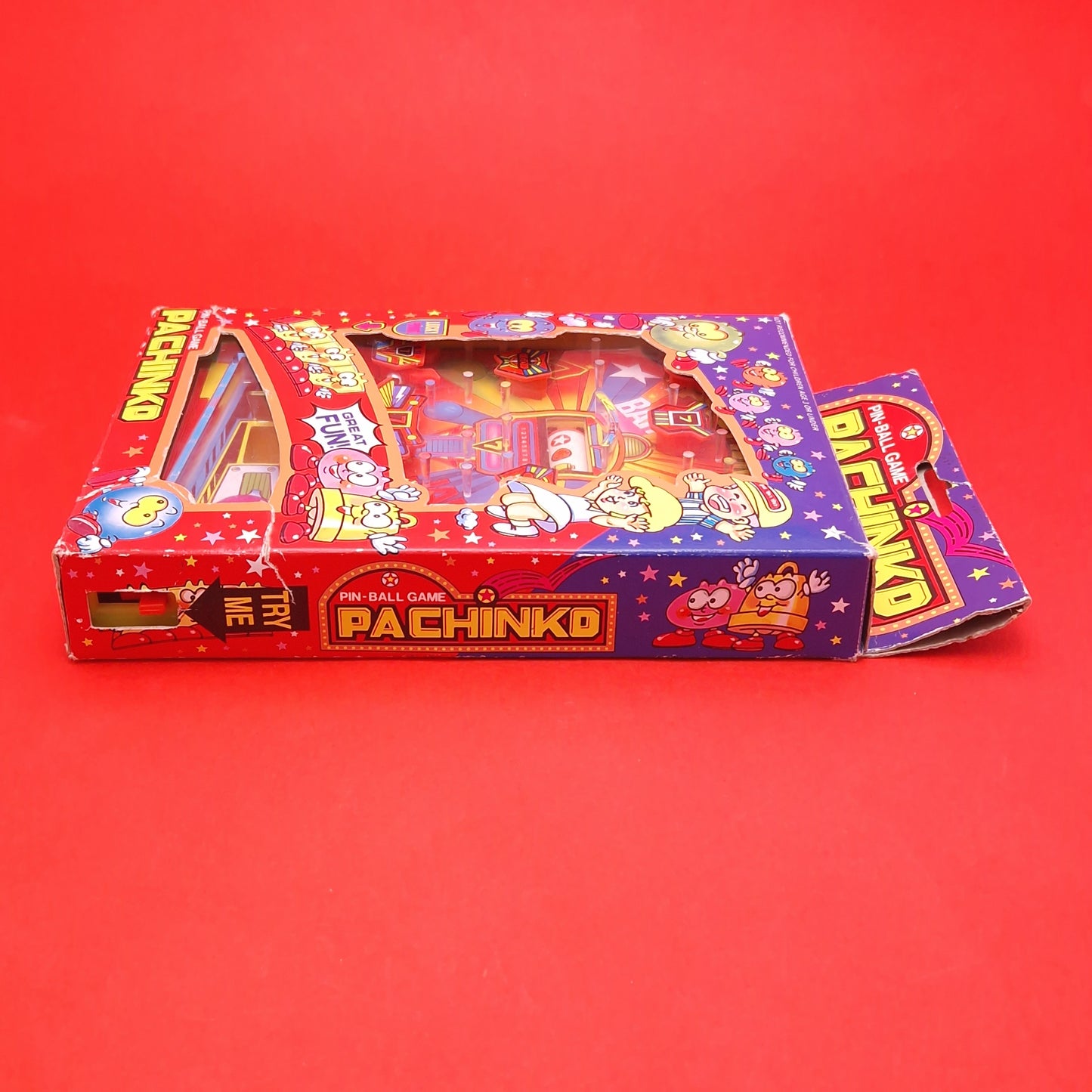 PACHINKO ☆ PIN-BALL Machine Handheld Game ☆ 1990 BOXED Original Vintage