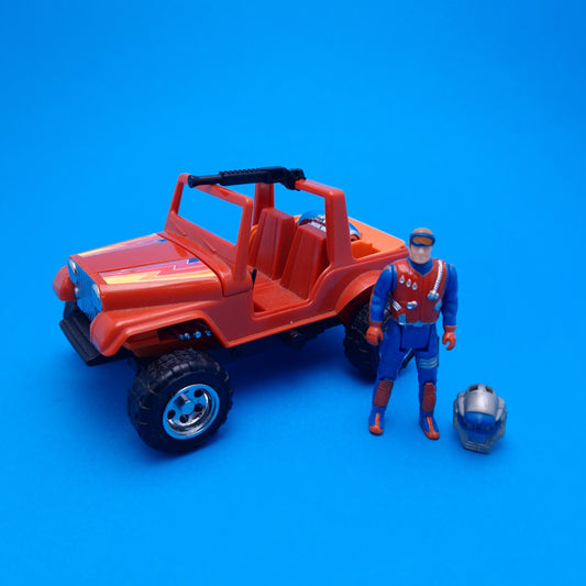 M.A.S.K ☆ GATOR DUSTY HAYES Complete Vintage Figure Vehicle ☆ MASK Kenner 80s Loose