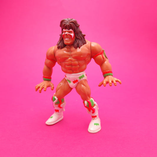 WWF HASBRO ☆ ULTIMATE WARRIOR Vintage Wrestling Figure ☆ Original 90s Series 2