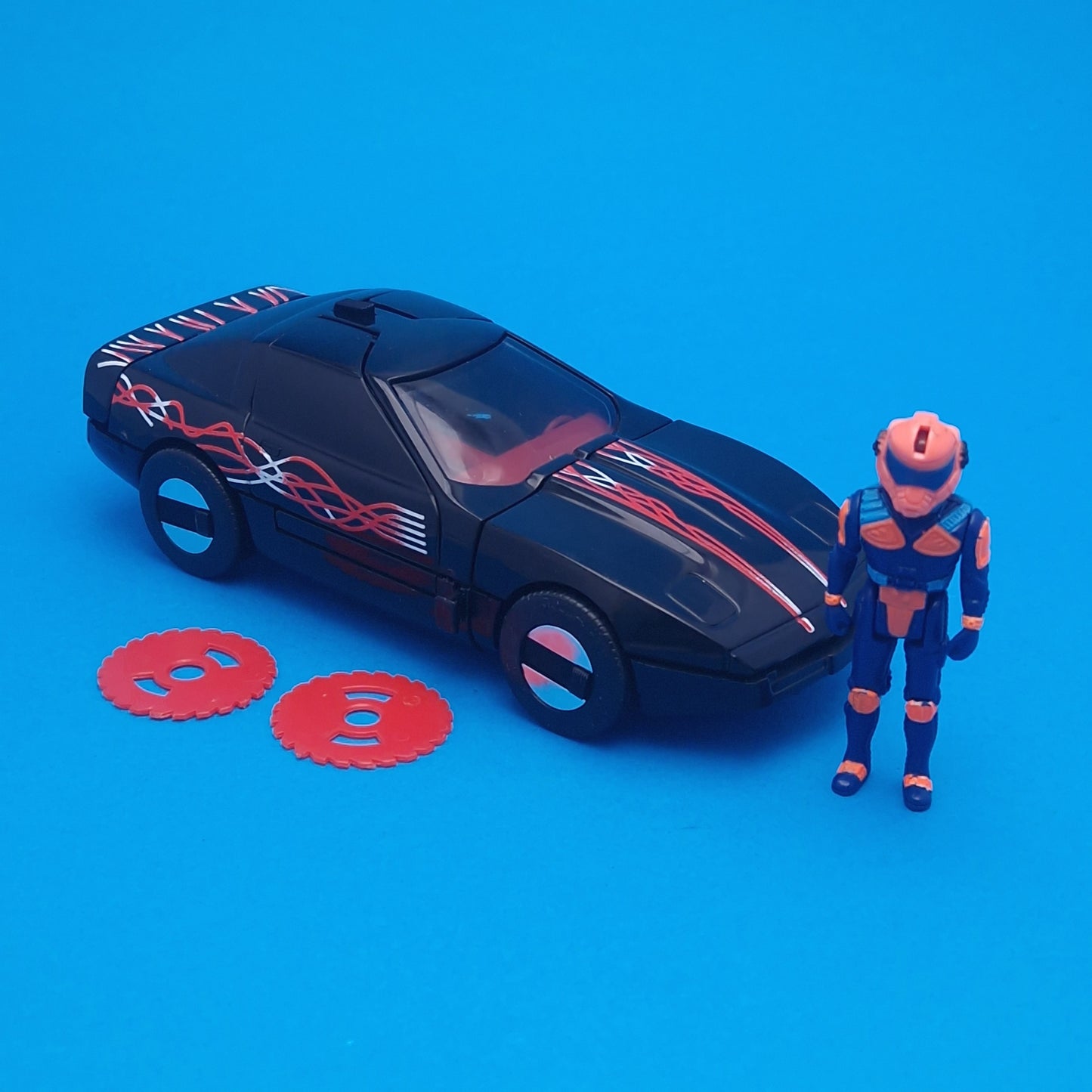 M.A.S.K ☆ RAVEN Calhoun Burns ☆ BOXED Vintage MASK Kenner 80s Euro Box