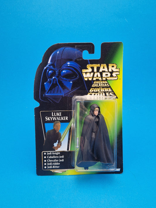 STAR WARS POTF ☆ LUKE SKYWALKER JEDI KNIGHT Figure ☆ MOC Sealed Carded Kenner Power of the Force