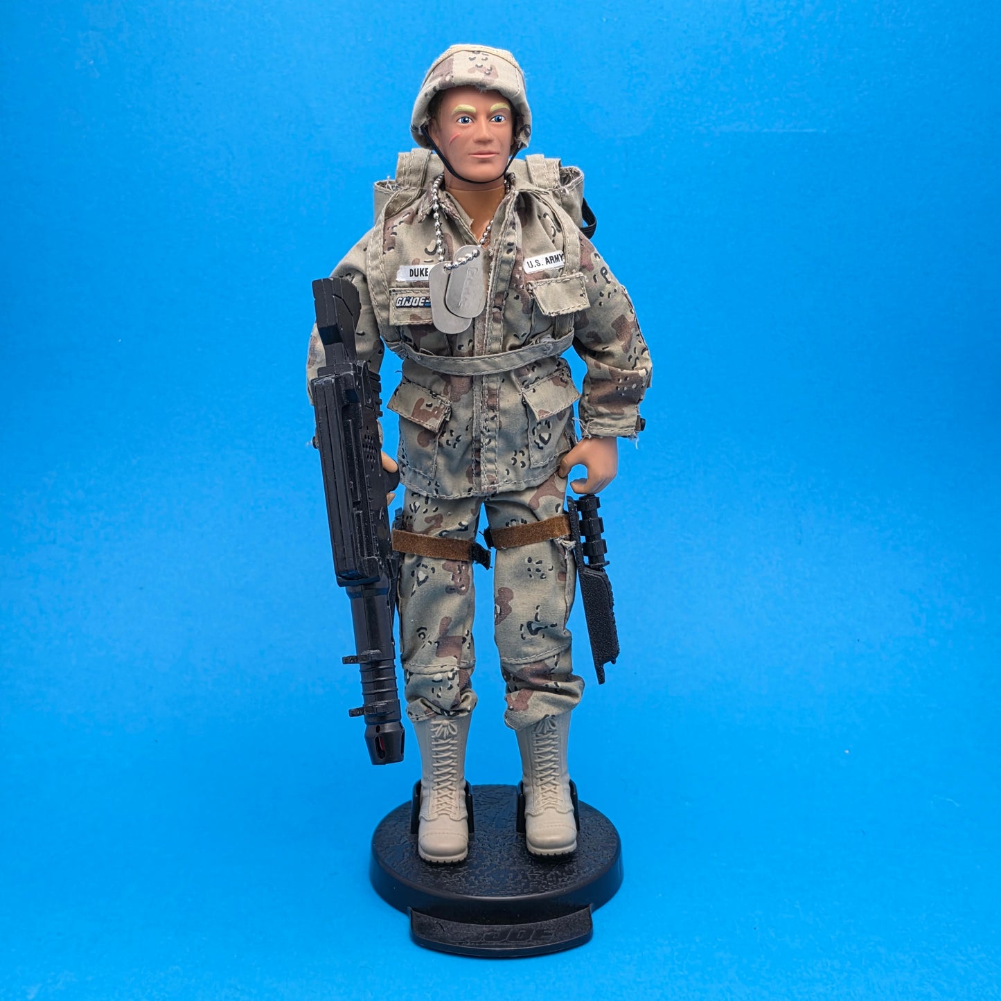 ACTION MAN ☆ G.I. JOE SNAKE EYES & DUKE Hall Of Fame Figure ☆ Vintage HASBRO 90's Loose