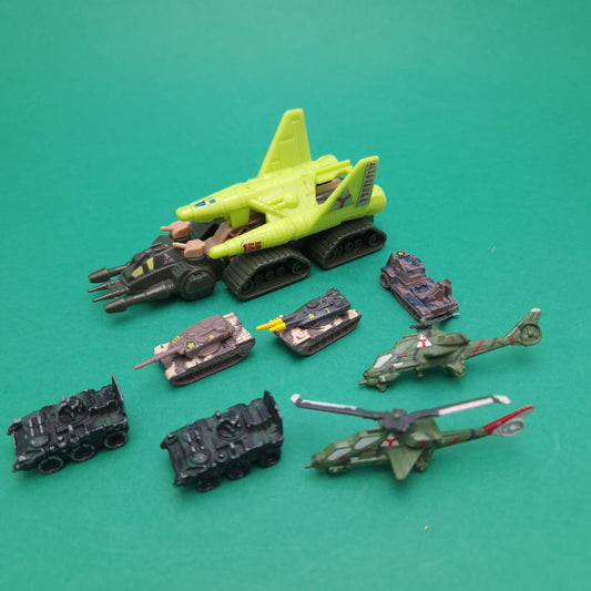 MEGA FORCE ☆ ARMY TANKS HELICOPTERS BUNDLE Vintage ☆ 90s Original Kenner Diecast