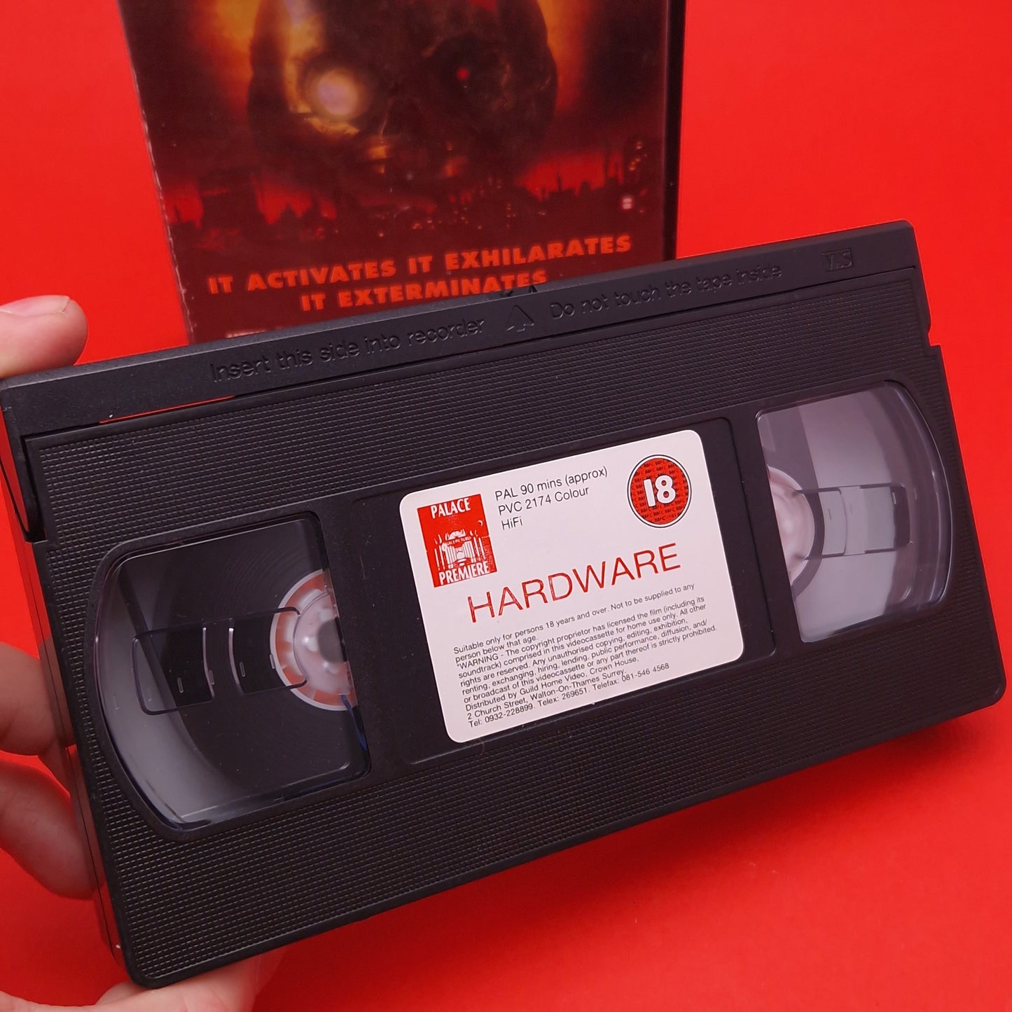 VHS Video ☆ HARDWARE ☆ 90s Big Box Ex Rental 15 Vintage