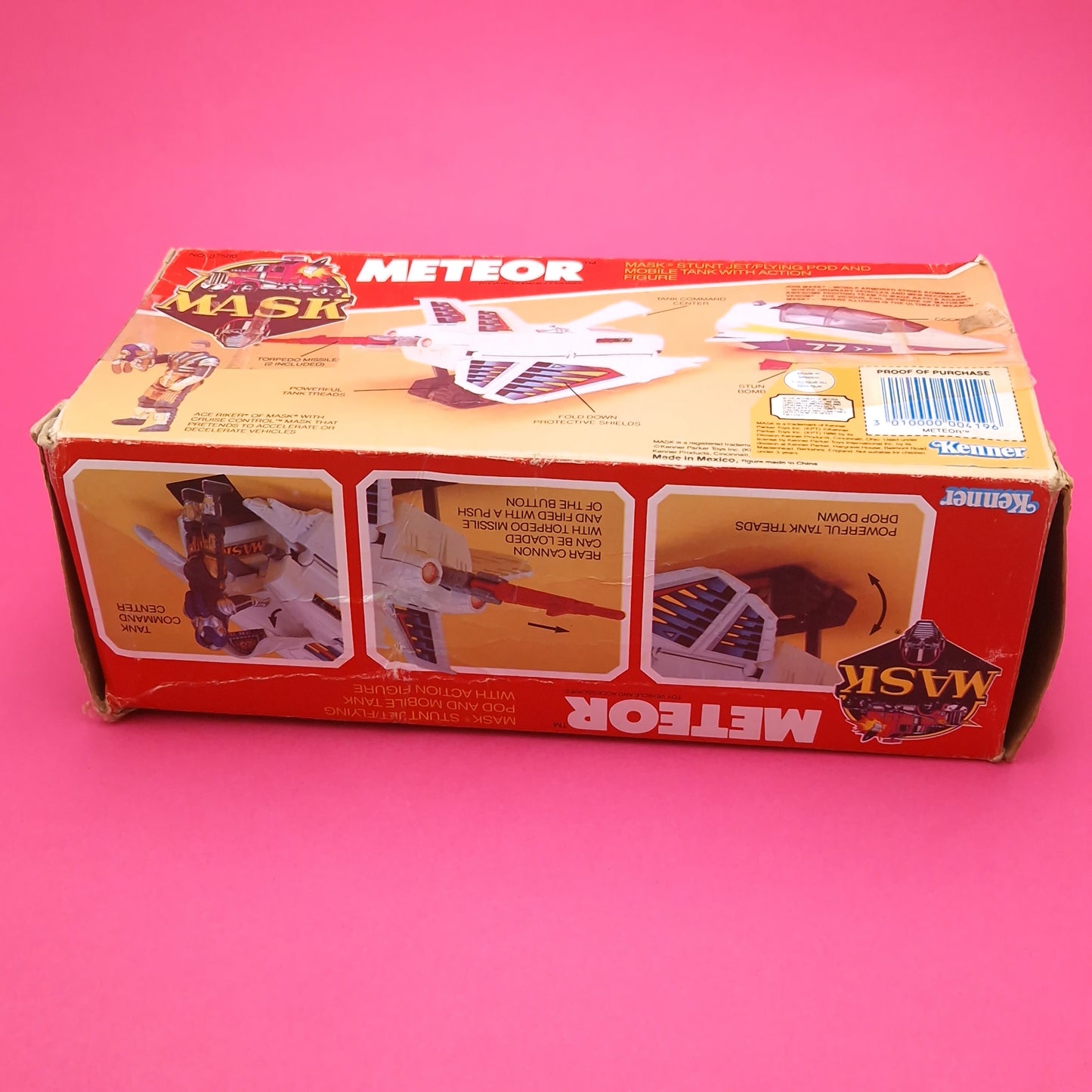 M.A.S.K ☆ METEOR Ace Riker ☆ BOXED Near Complete Vintage MASK Kenner 80s US Box
