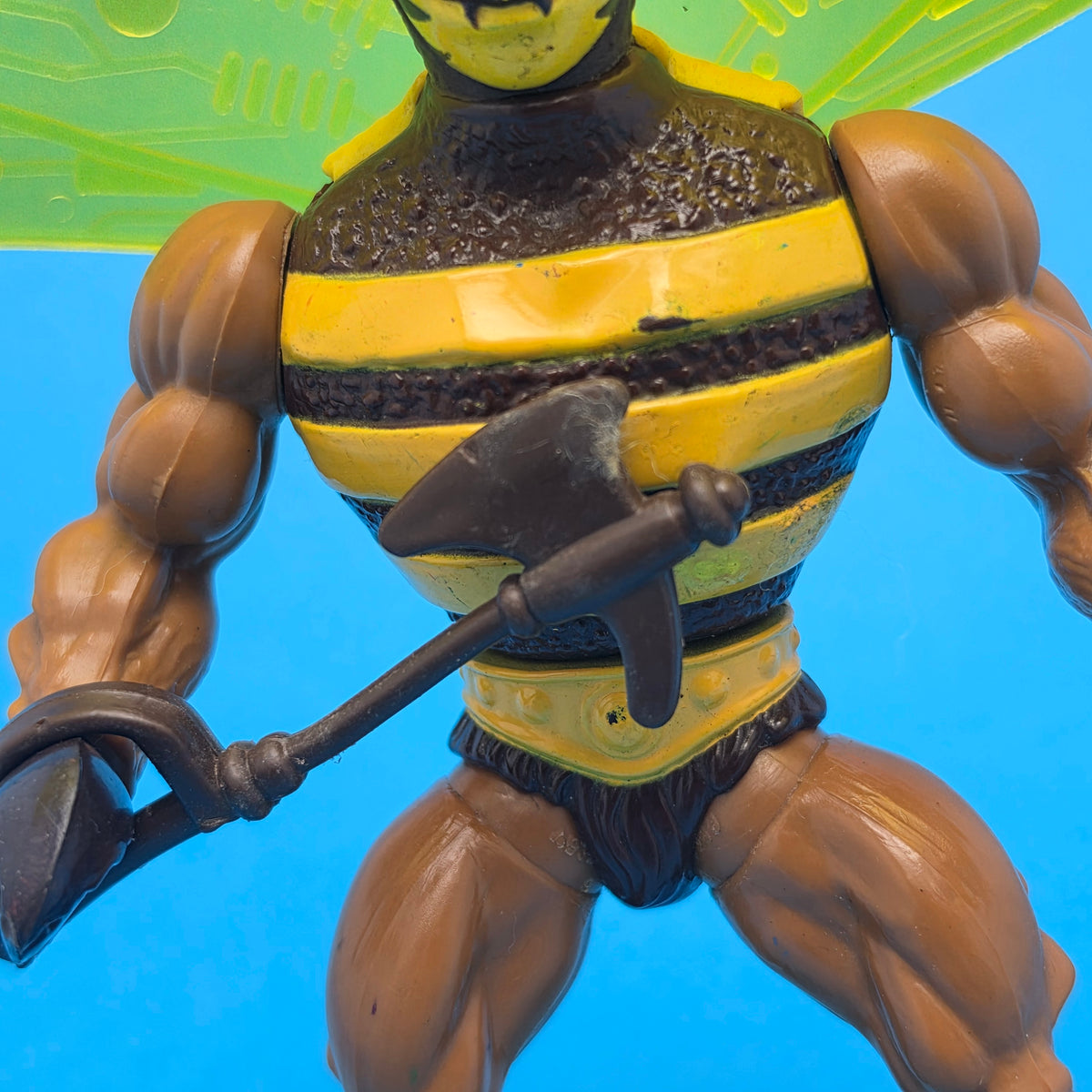 MASTERS OF THE UNIVERSE ☆ BUZZ OFF Complete Vintage Figure ☆ MOTU 80s Mattel