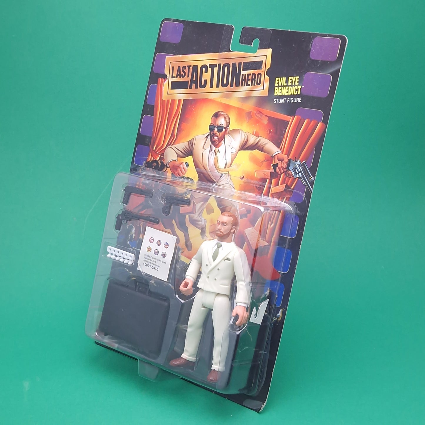 LAST ACTION HERO ☆ EVIL EYE BENEDICT Vintage Action Figure ☆ MOC Carded Sealed