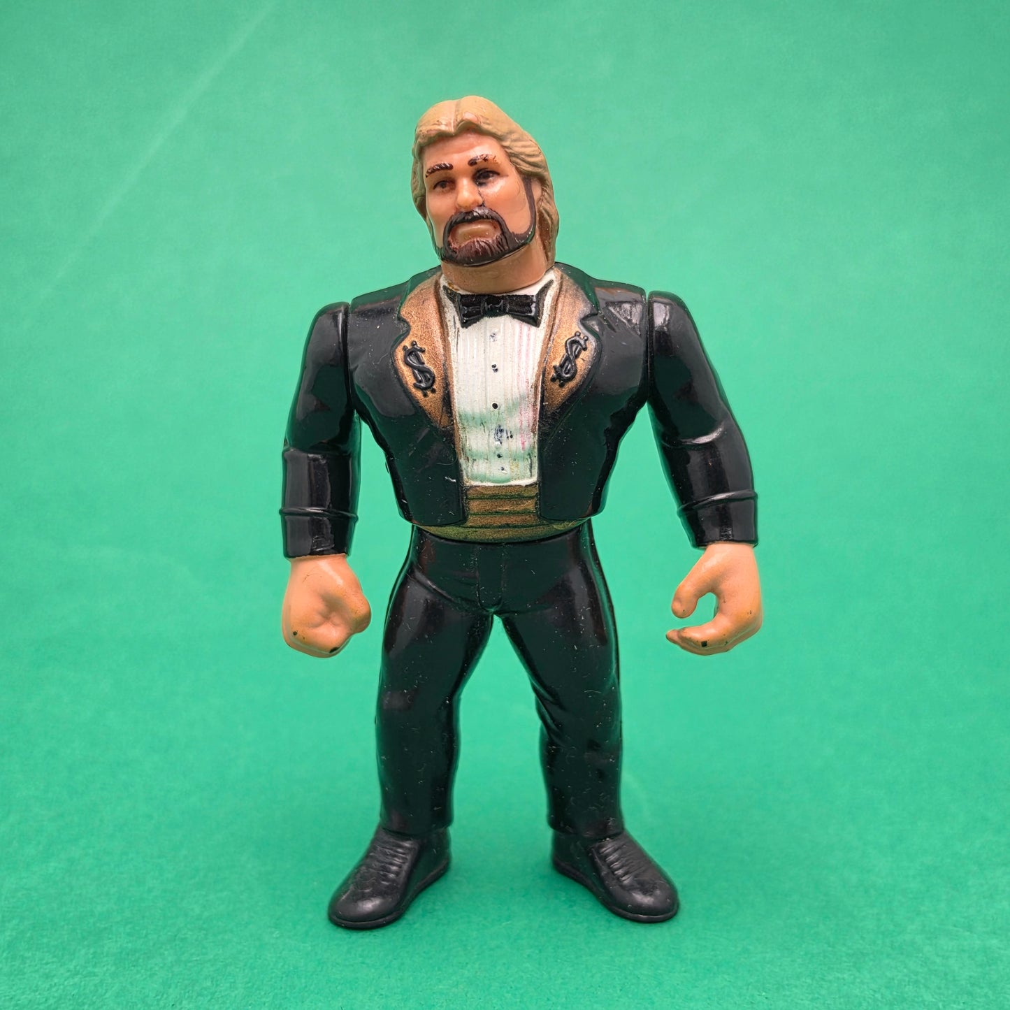 WWF HASBRO MILLION DOLLAR MAN TED DIBIASE Vintage Wrestling Figure ☆ Original 90s Series 1