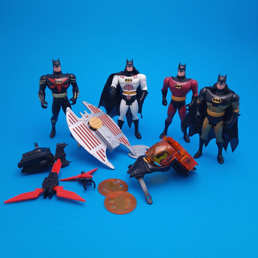 BATMAN THE ANIMATED SERIES ☆ Bundle x 4 Infrared Action Figure ☆ Vintage 90s Kenner Loose