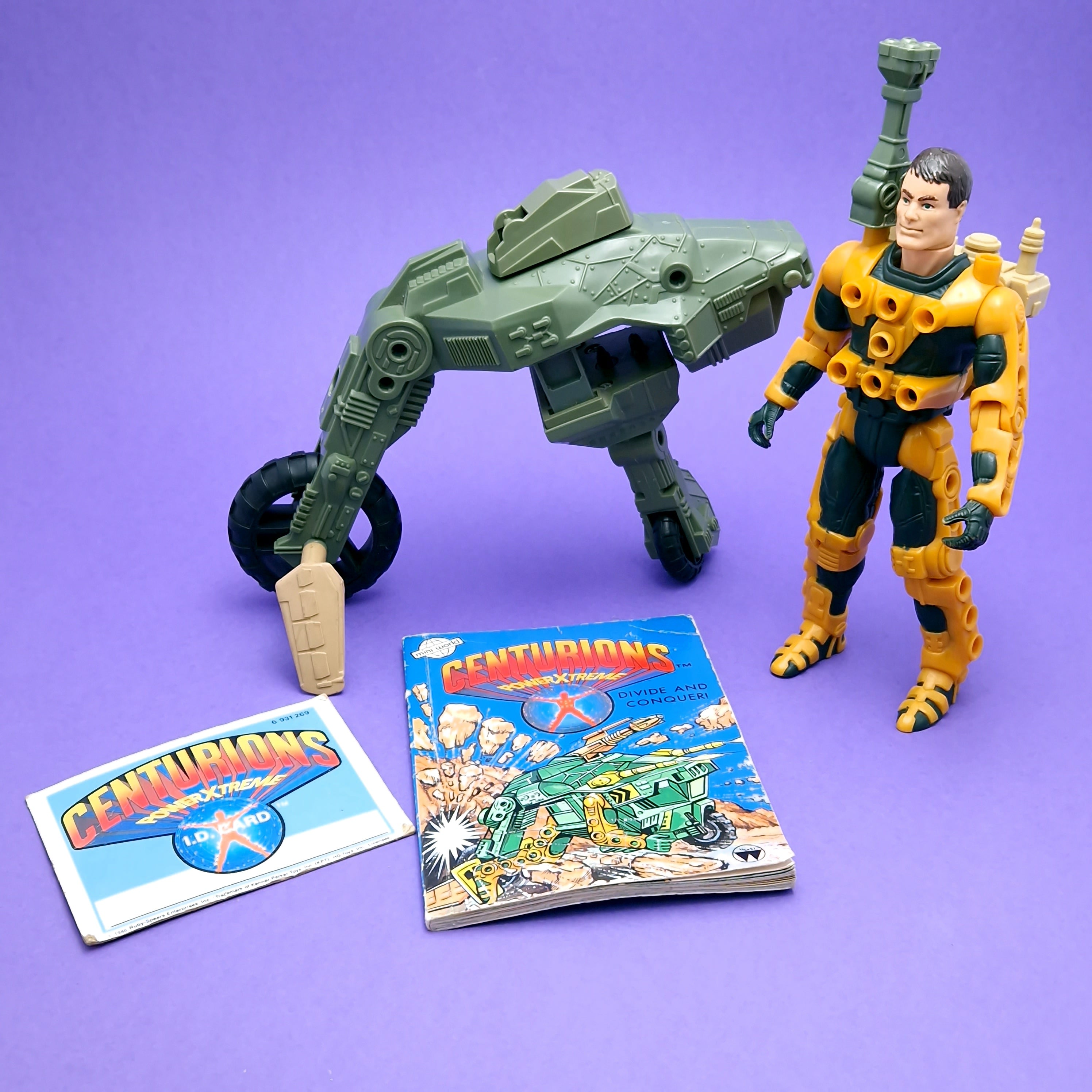 CENTURIONS ☆ JAKE ROCKWELL WILD WEASEL Action Figure Vehicle ☆ Vintage –  The Toy Scavenger Ltd