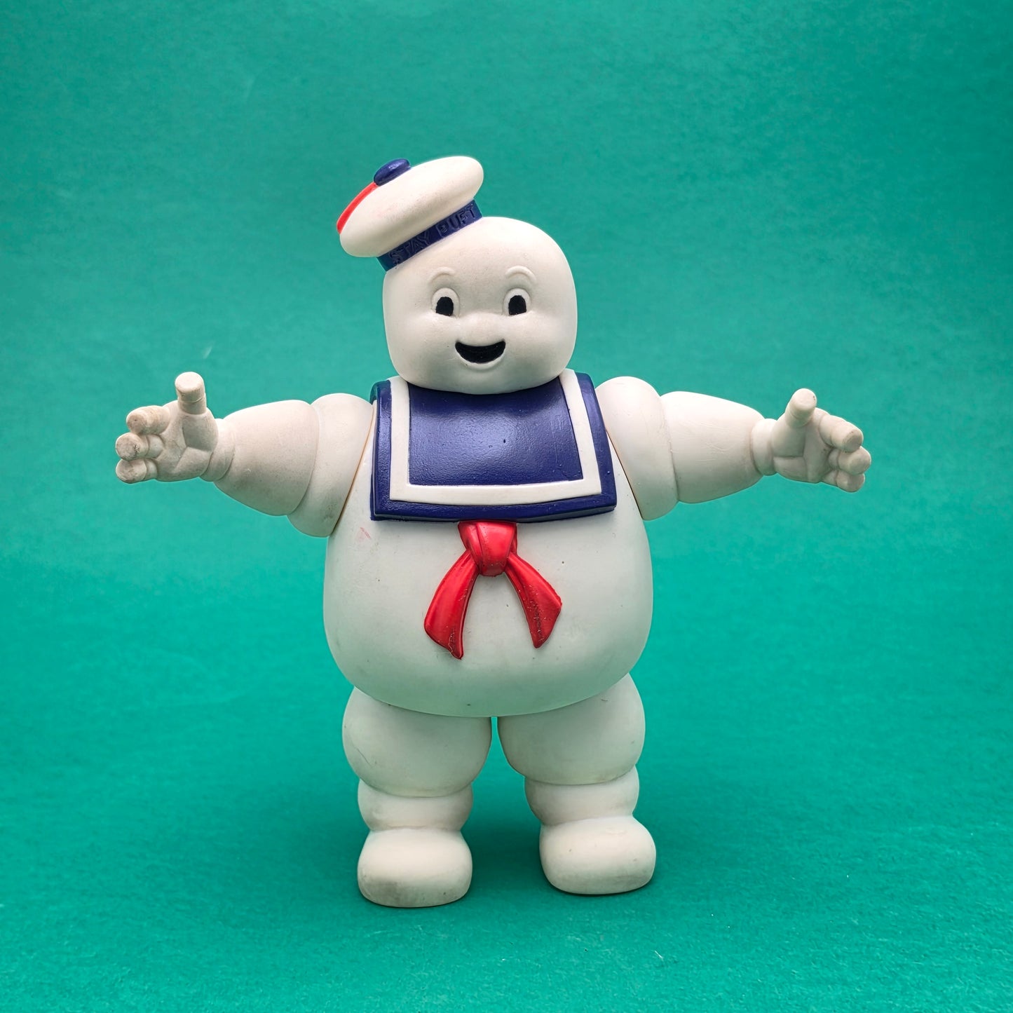 GHOSTBUSTER ☆ STAY PUFT MARSH MALLOWMAN Vintage Figure ☆ Loose 80s Kenner Original