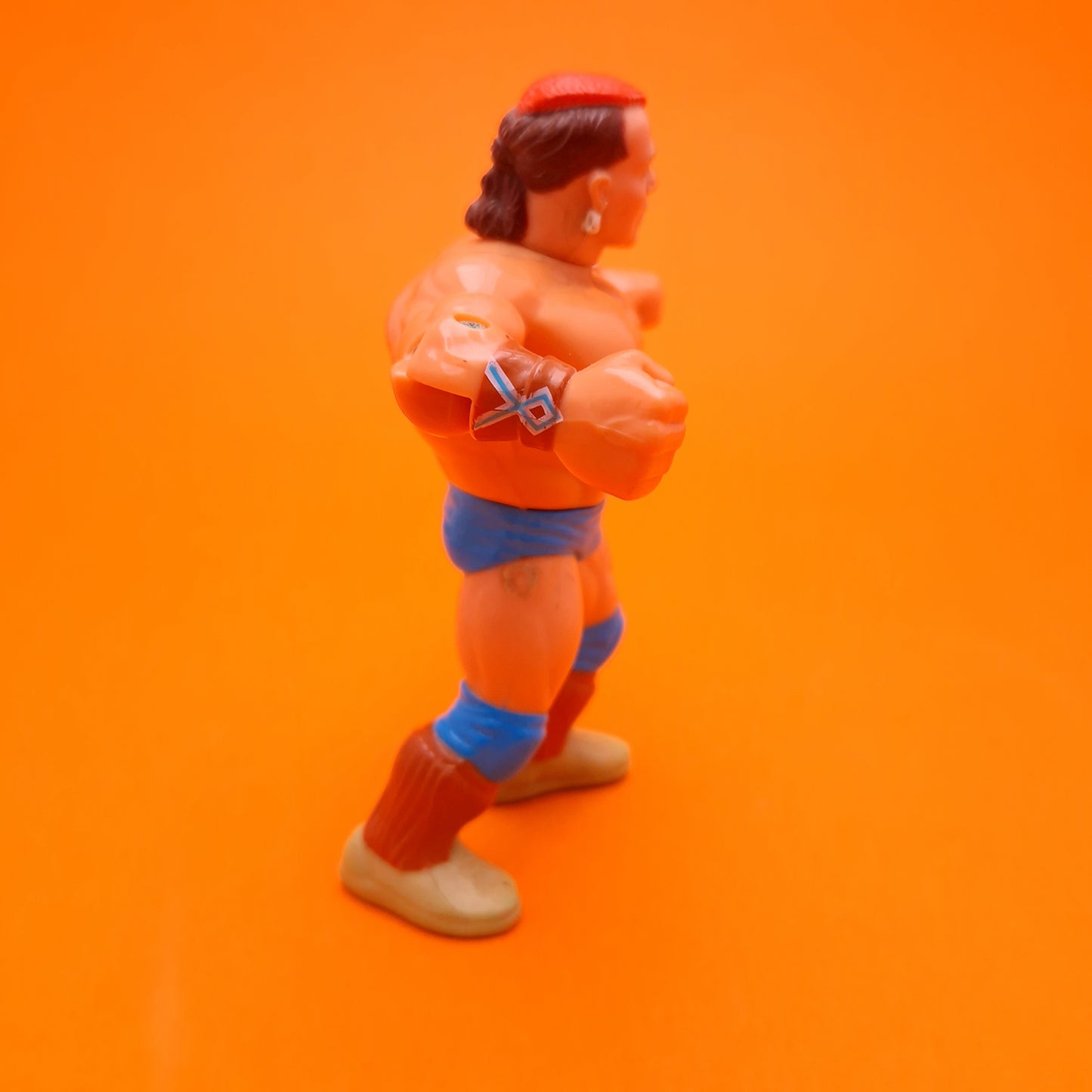 WWF HASBRO ☆ TATANKA Vintage Wrestling Figure ☆ Original 90s Series 6