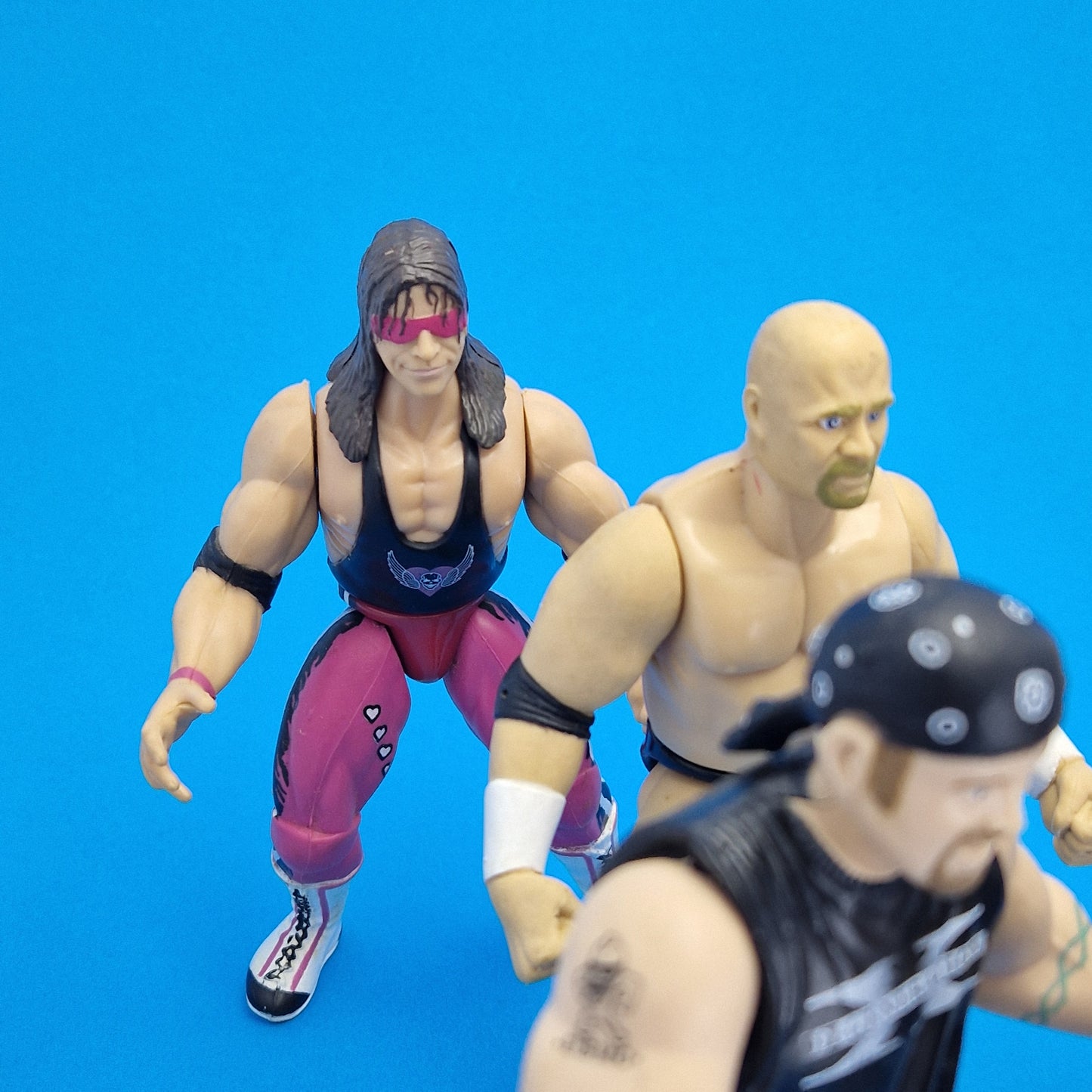 WWF JAKKS PACIFIC SUPERSTARS ☆ Bundle DR DEATH XPAC COMISIONER SHAWN MICHAELS Vintage Figures ☆ BCA Original