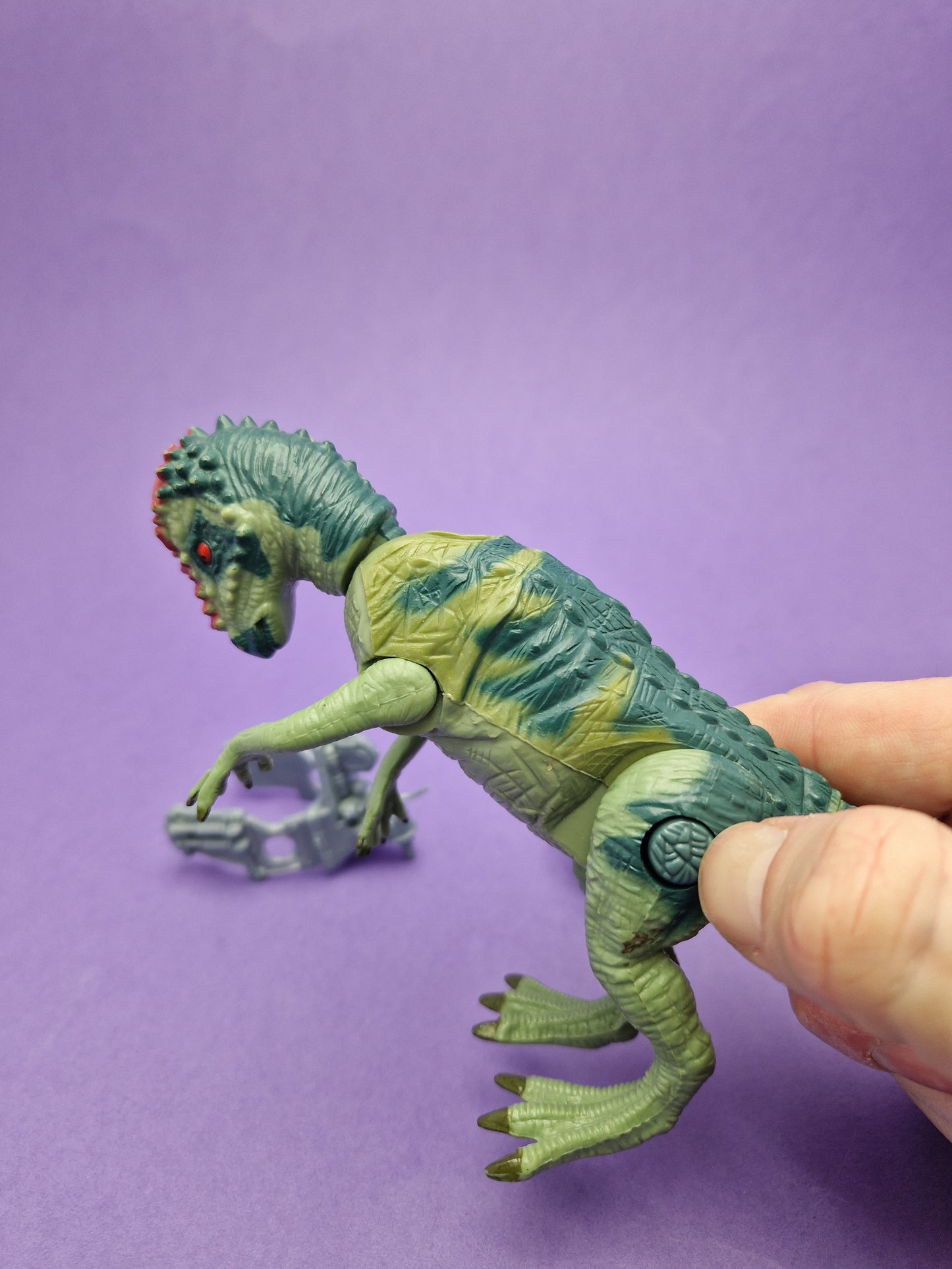 JURASSIC PARK THE LOST WORLD ☆ RAM HEAD Pachycephalosaurus Dino Vintage Figure ☆ Kenner Loose