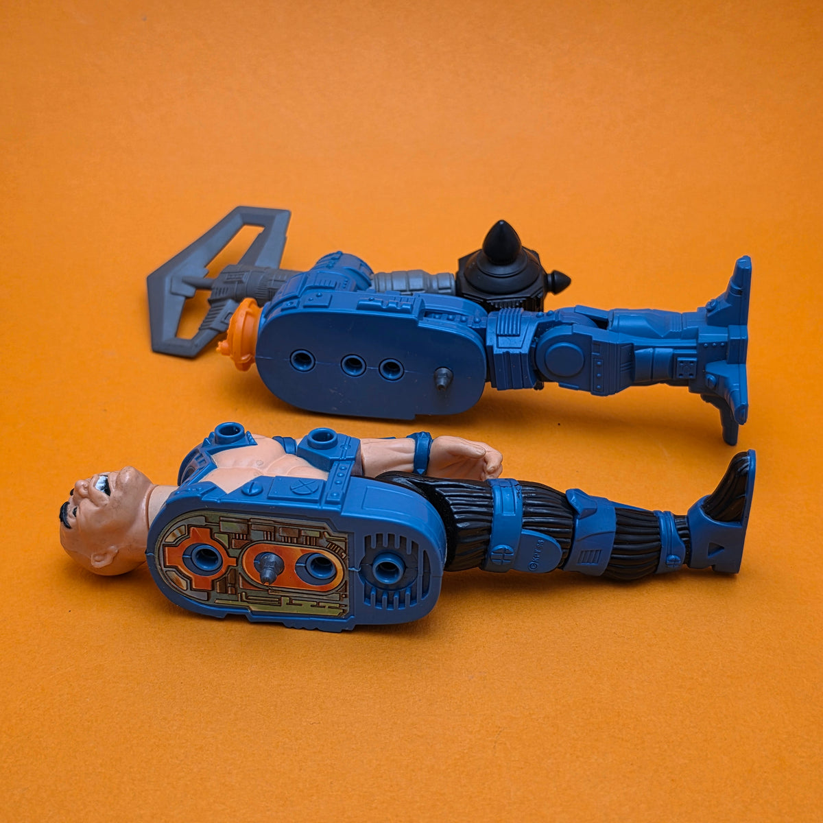 CENTURIONS ☆ HACKER & DR. TERROR Action Figure ☆ Vintage Original 80s Kenner