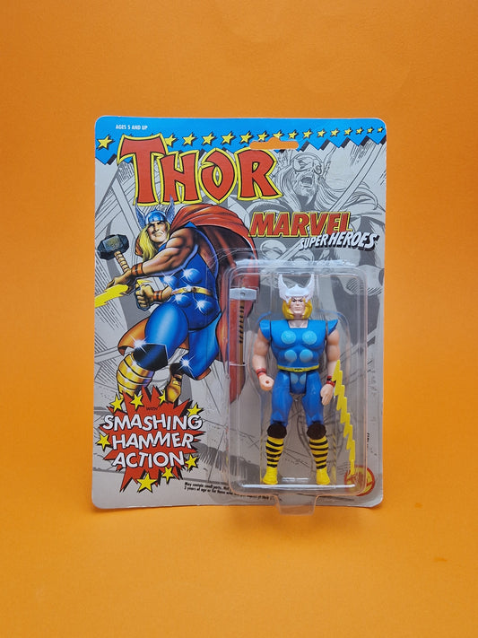 MARVEL SUPER HEROES ☆ THOR Vintage Action Figure ☆ Original Carded Toybiz 90s