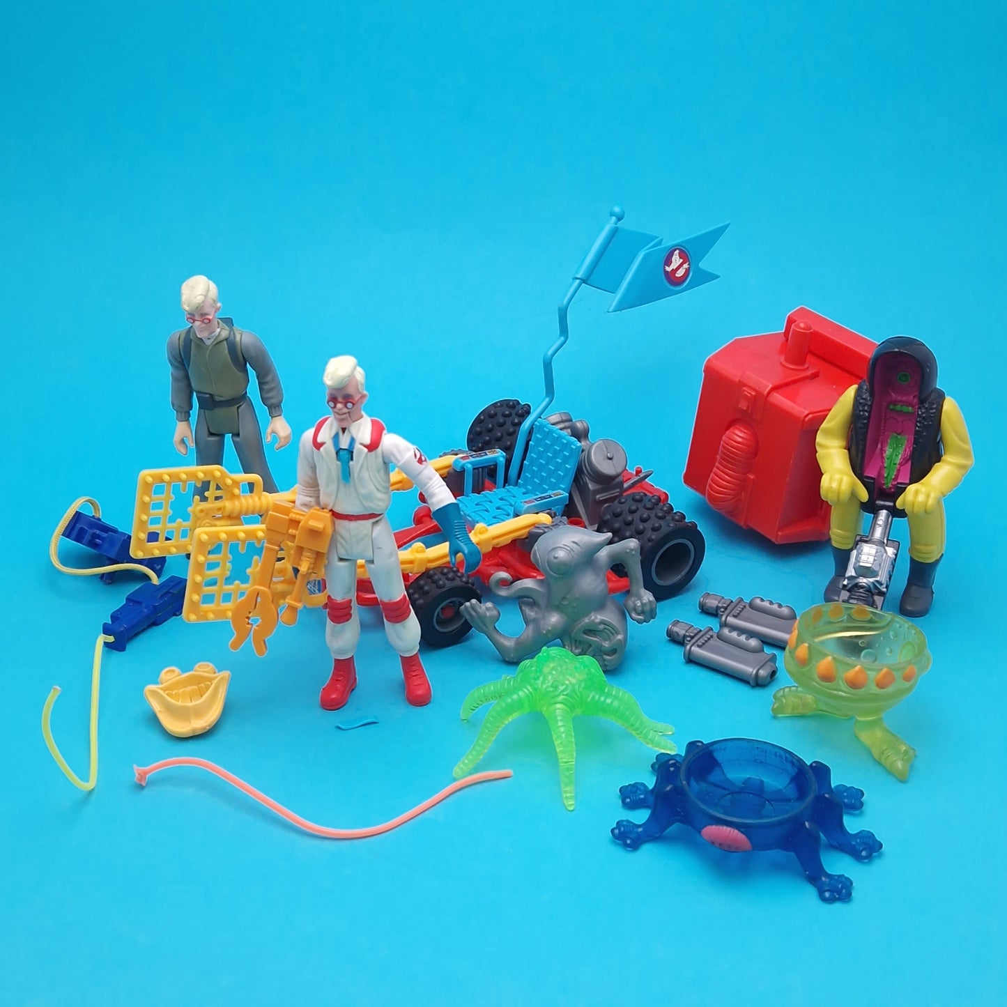 GHOSTBUSTERS ☆ BUNDLE of Figures and Vehicle Spares Vintage Figure ☆ Loose 80s Kenner Original