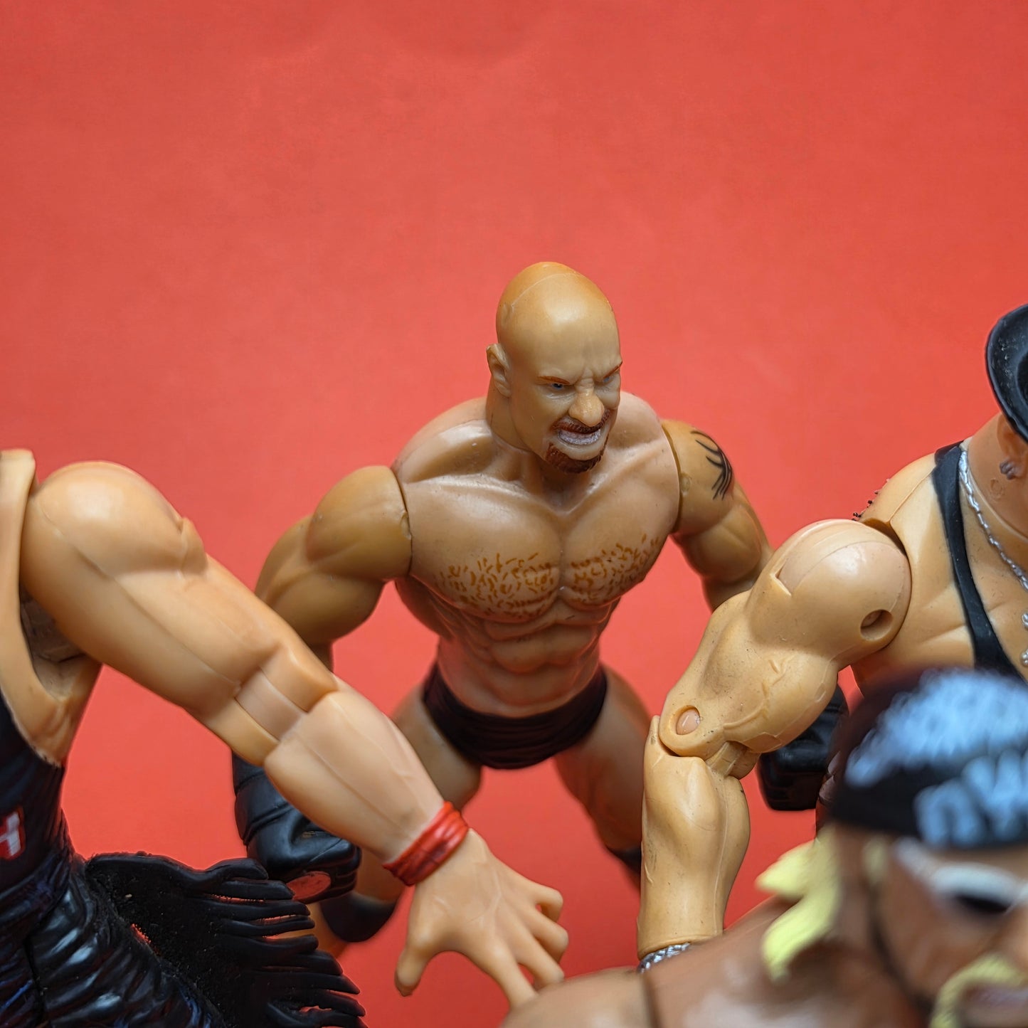 WCW SMASH SLAM ☆ Bundle GOLDBERG HOGAN NASH KONAN x6 Vintage Figures ☆ Toybiz Original