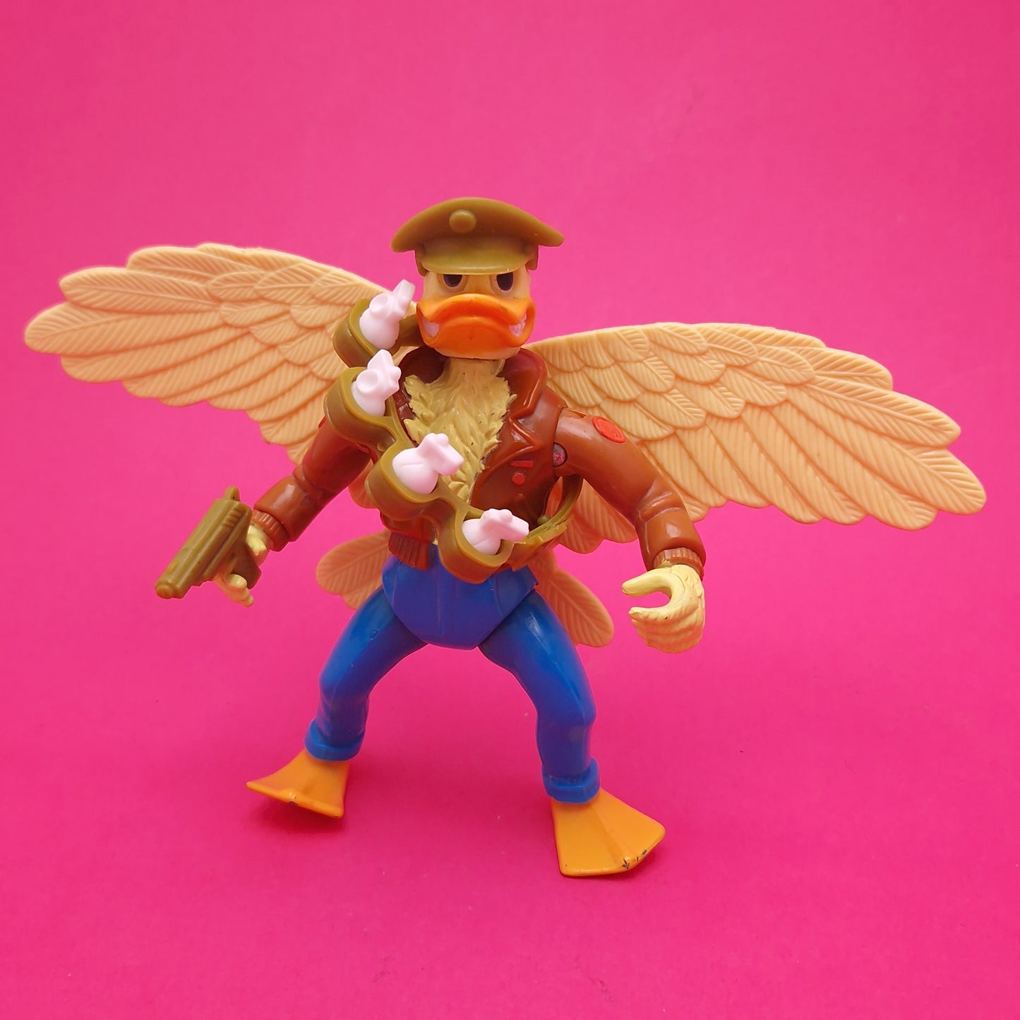 TEENAGE MUTANT NINJA TURTLES ☆ ACE DUCK Complete Vintage Action Figure ☆ 90s Loose