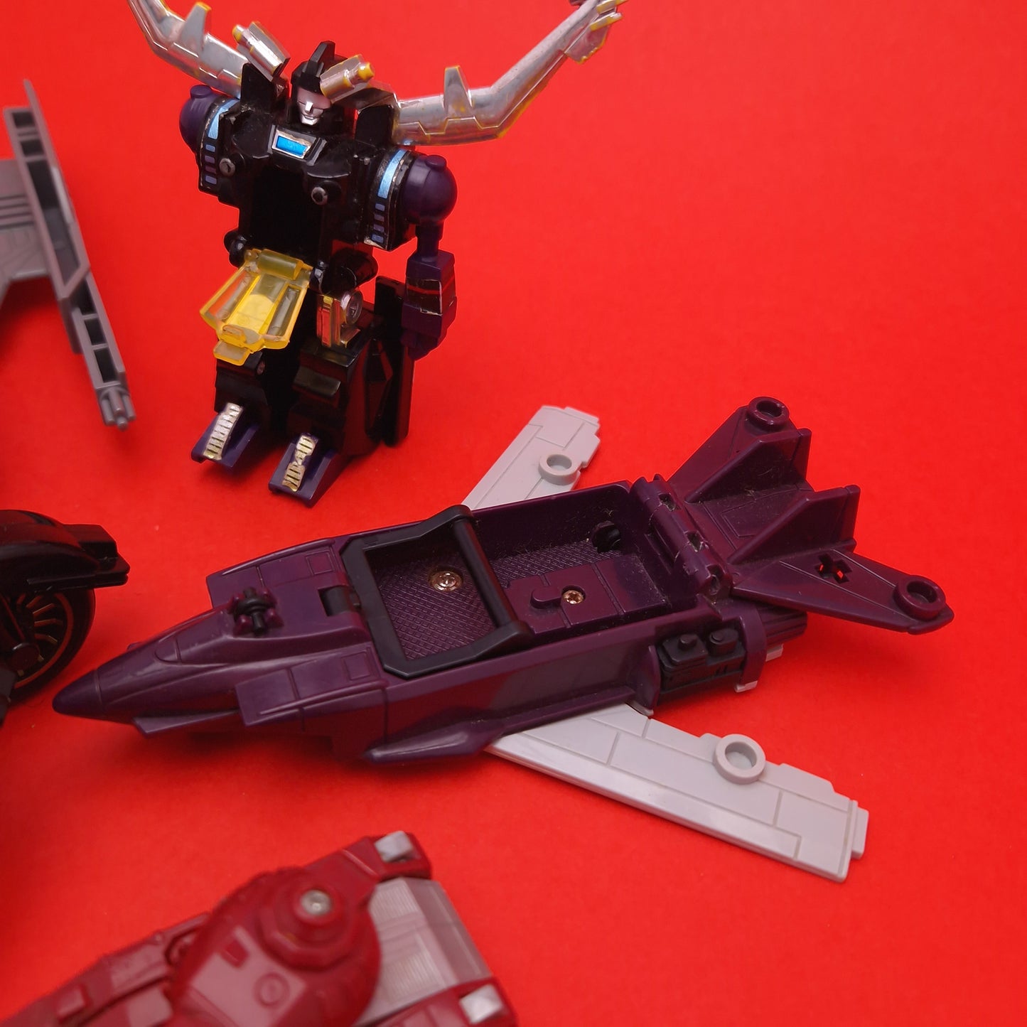 TRANSFORMERS G1 G2 ☆ Bundle Joblot Swindle Shrapnel Road Pig Parts Figure ☆ 80s Robot Vintage