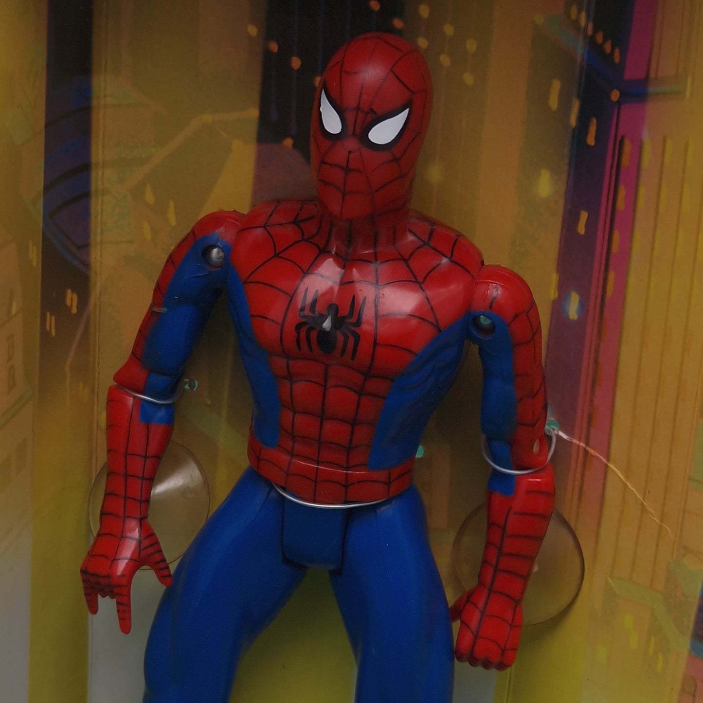 SPIDER-MAN ☆  10" MARVEL Animated Series DELUXE Figure Doll ☆ Original Boxed Toybiz 90s