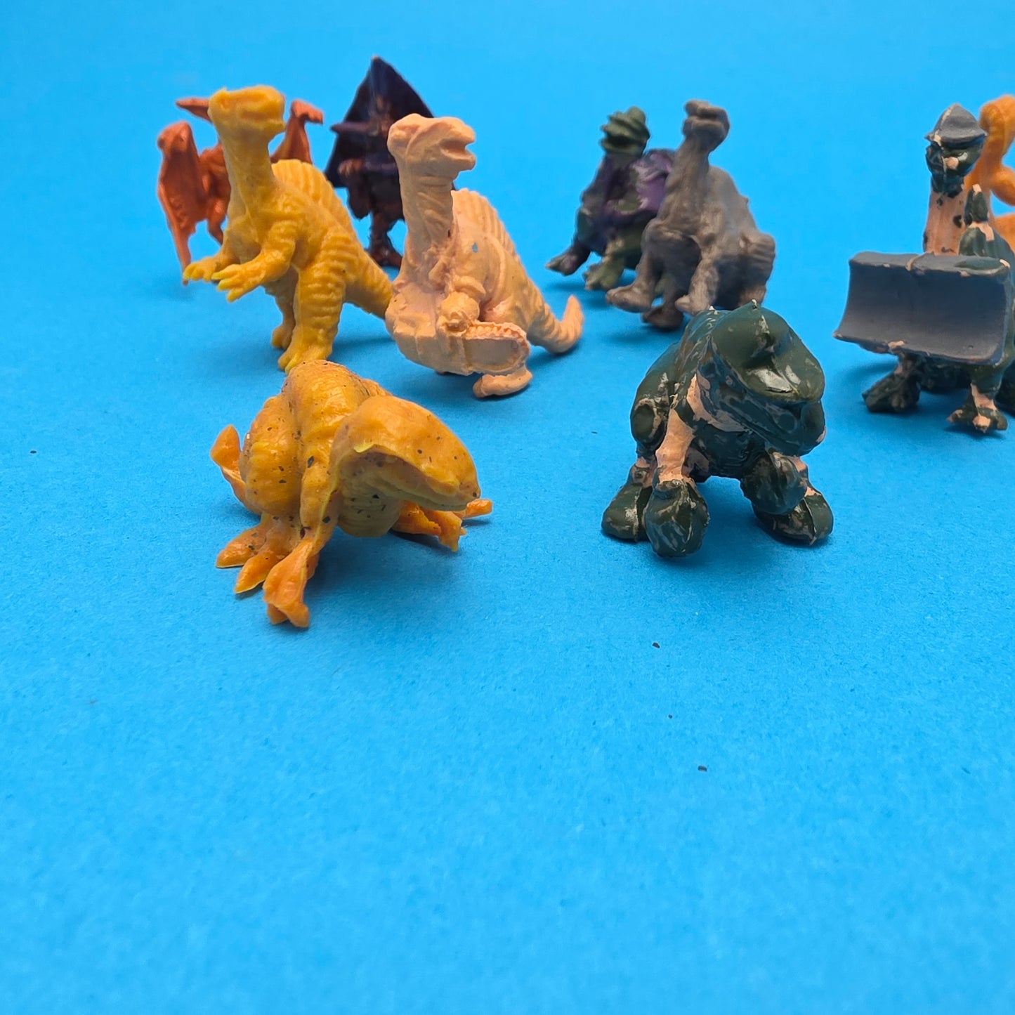 TRANSMUTAZORS DINOSAURS ☆ BUNDLE 10X Mini Figure ☆ Vintage 1990s IDEAL