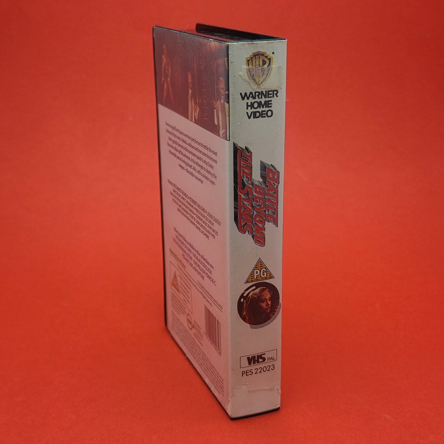 VHS Video ☆ BATTLE BEYOND THE STARS ☆ PG Cert Vintage Tape Warner Bros