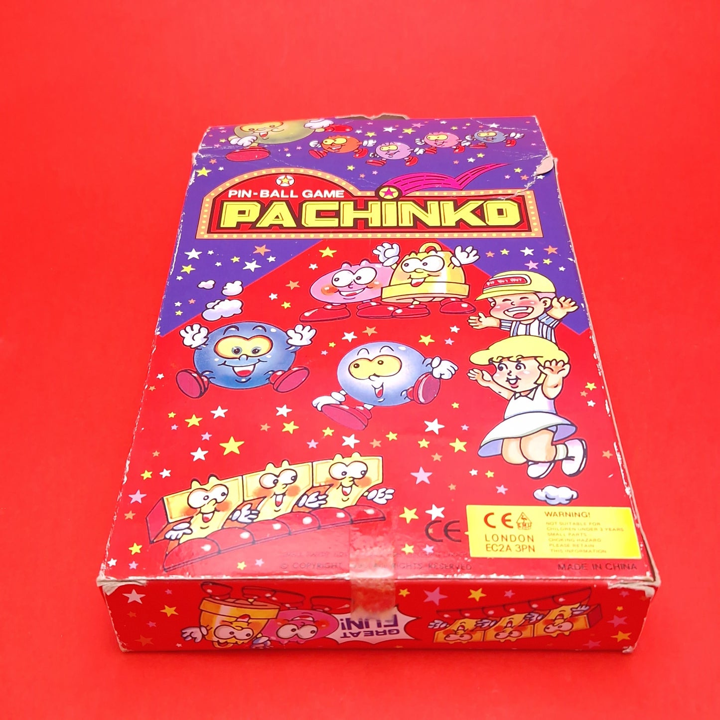 PACHINKO ☆ PIN-BALL Machine Handheld Game ☆ 1990 BOXED Original Vintage