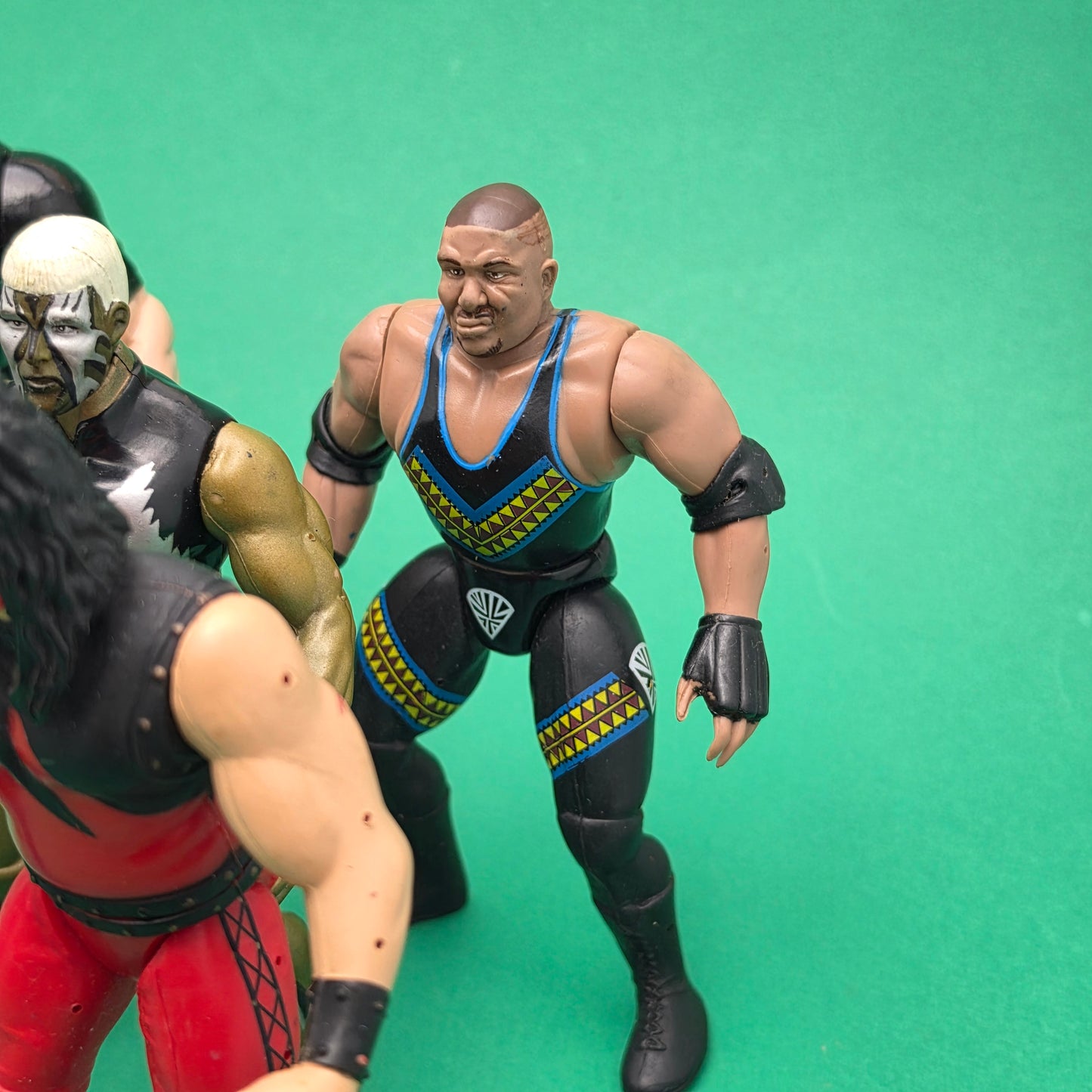 WWF JAKKS PACIFIC SUPERSTARS ☆ Bundle STONE COLD XPAC KANE Vintage Figures ☆ BCA Original