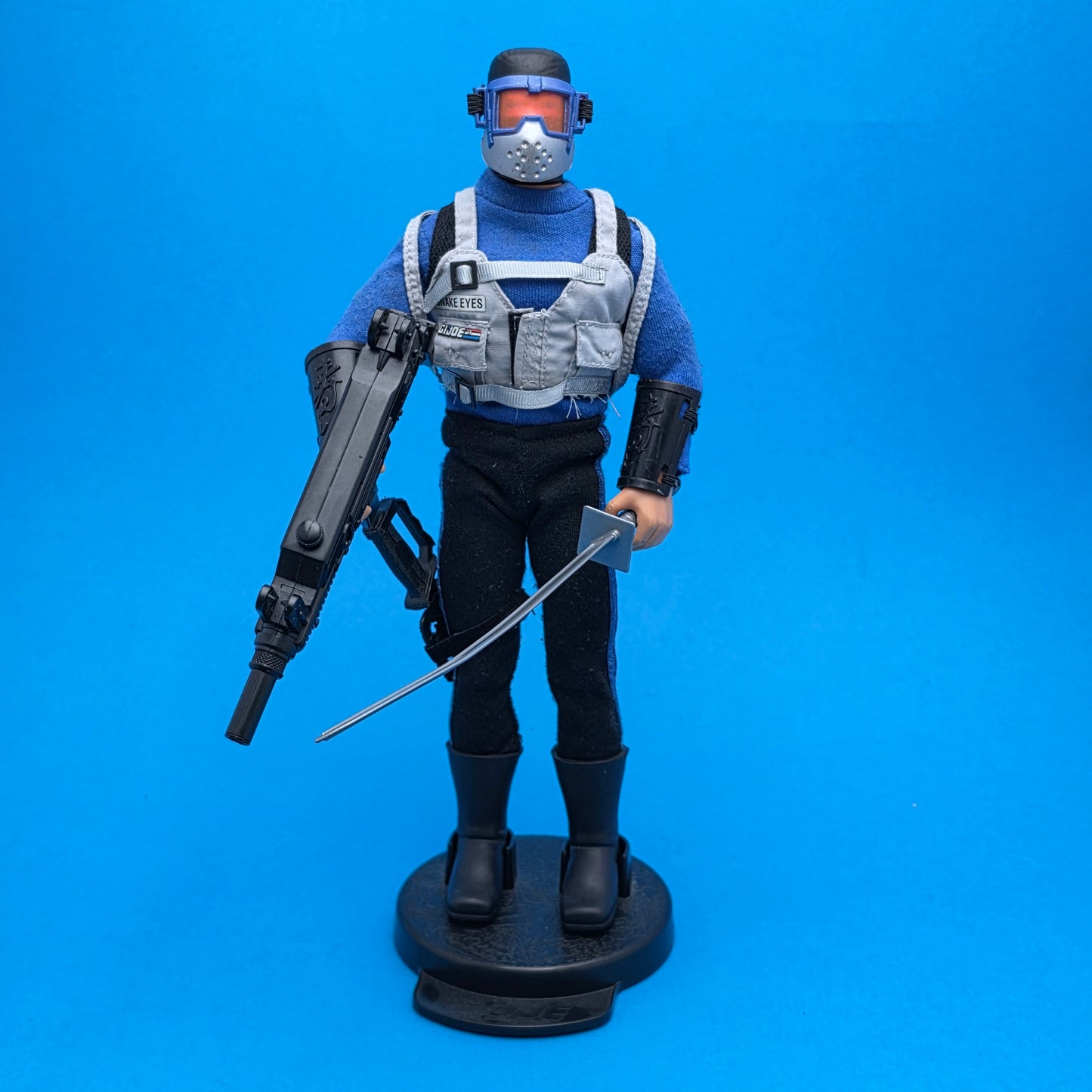 ACTION MAN ☆ G.I. JOE SNAKE EYES & DUKE Hall Of Fame Figure ☆ Vintage HASBRO 90's Loose