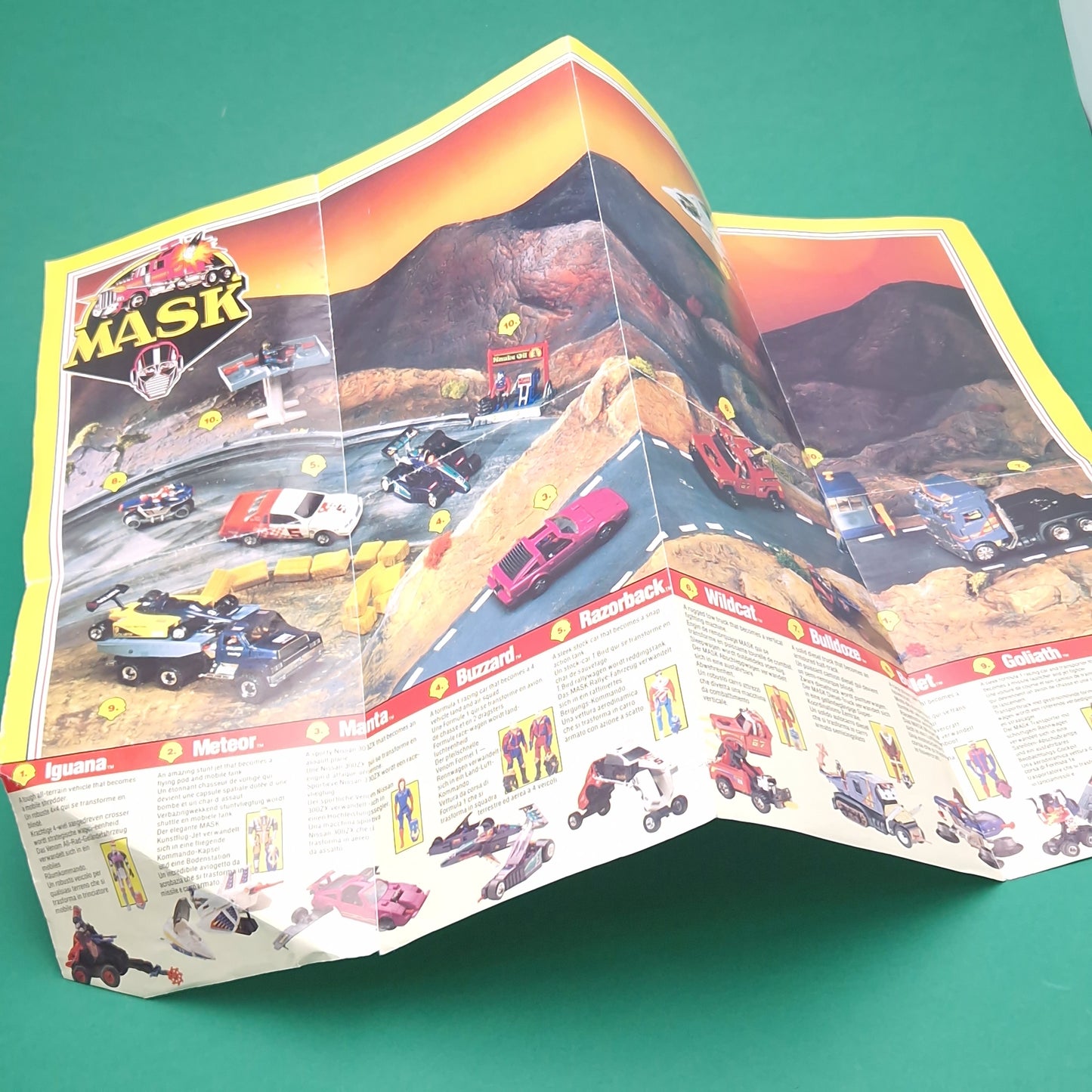 M.A.S.K ☆ WILDCAT Vehicle & Clutch Hawks ☆ Vintage MASK Kenner 80s