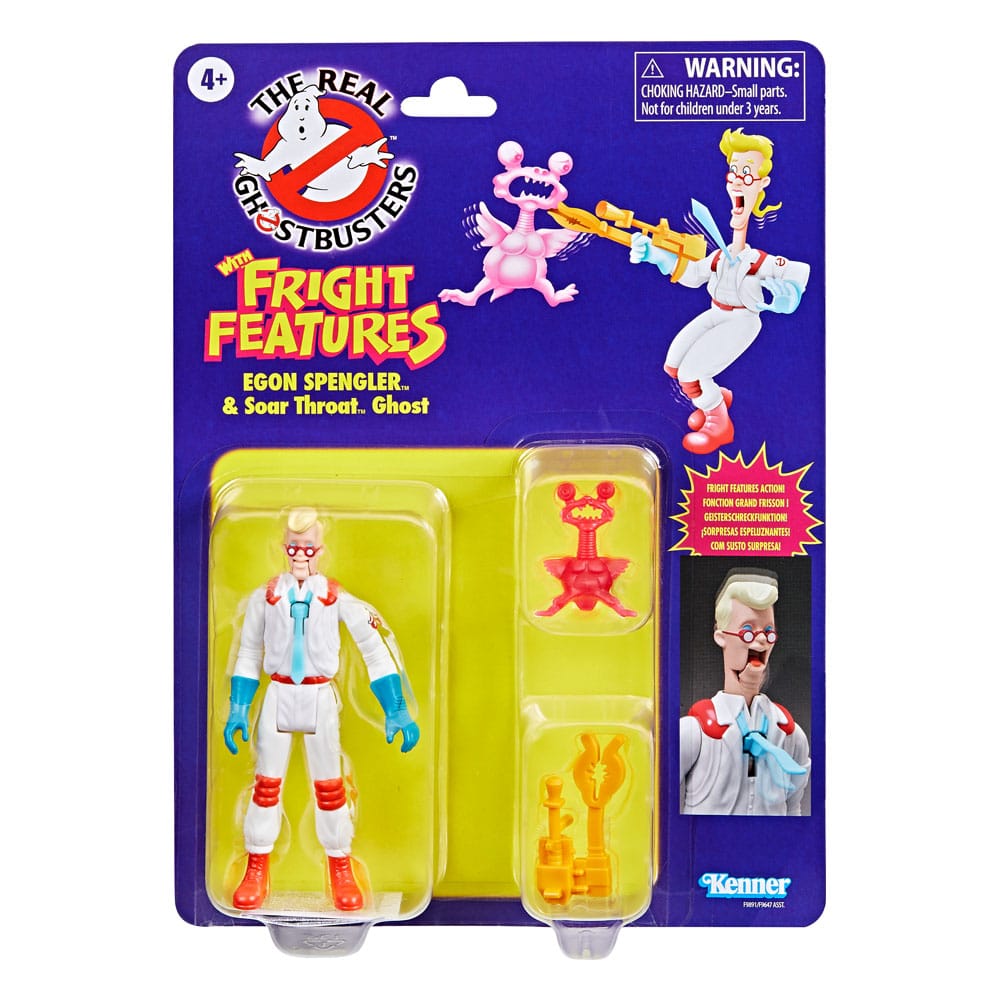 THE REAL GHOSTBUSTERS REISSUE ☆ FRIGHT FEATURES EGON SPENGLER Figure ☆ Kenner Classics MOC Sealed Carded