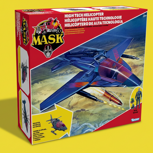 M.A.S.K. ☆ Action Figure Vehicle High Tech Helicopter (Switchblade) The Loyal Subjects Reissue