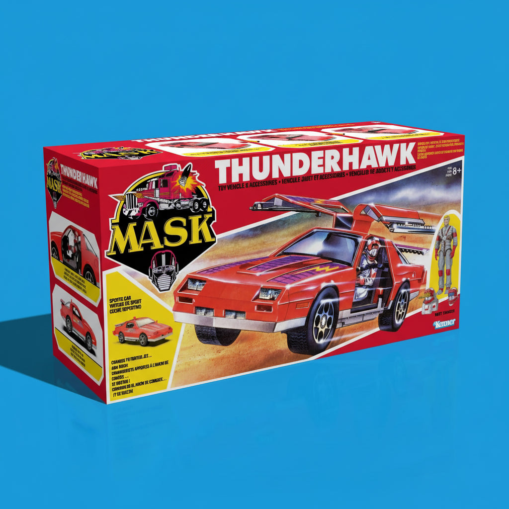M.A.S.K. ☆ Action Figure Vehicle Thunderhawk Car The Loyal Subjects Reissue