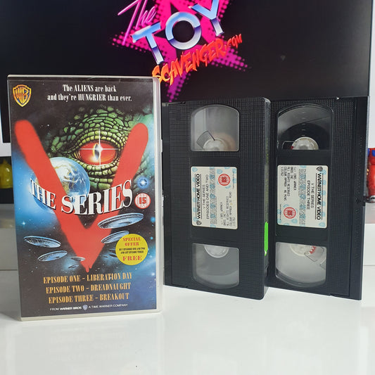 VHS Video ☆ V THE SERIES Episode One Two & Three 1 2 3 UK Tape Cassette ☆ 1985