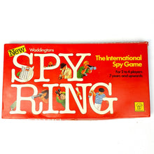Load image into Gallery viewer, SPY RING Vintage Board Game ☆ 1978 Waddington&#39;s Original Boxed Incomplete Spares
