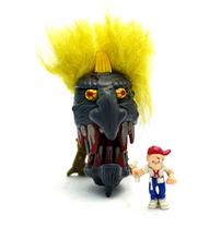 Load image into Gallery viewer, MIGHTY MAX ☆ HEMLOCK Dread Hairy Heads Vintage Figure Playset ☆ Complete
