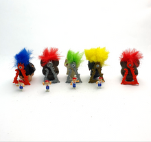 Load image into Gallery viewer, MIGHTY MAX ☆ Bundle of 5 Dread Heads Vintage with Figures Playset ☆ Loose
