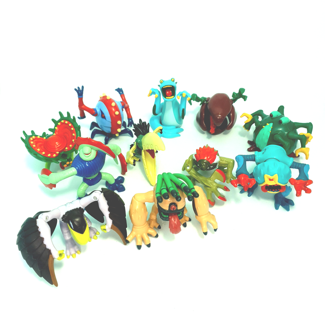 ELC SWAMPSTERZ Mini Action Figures ☆ 10 Monsters Creatures Swamps Bundle Job lot Loose Cards